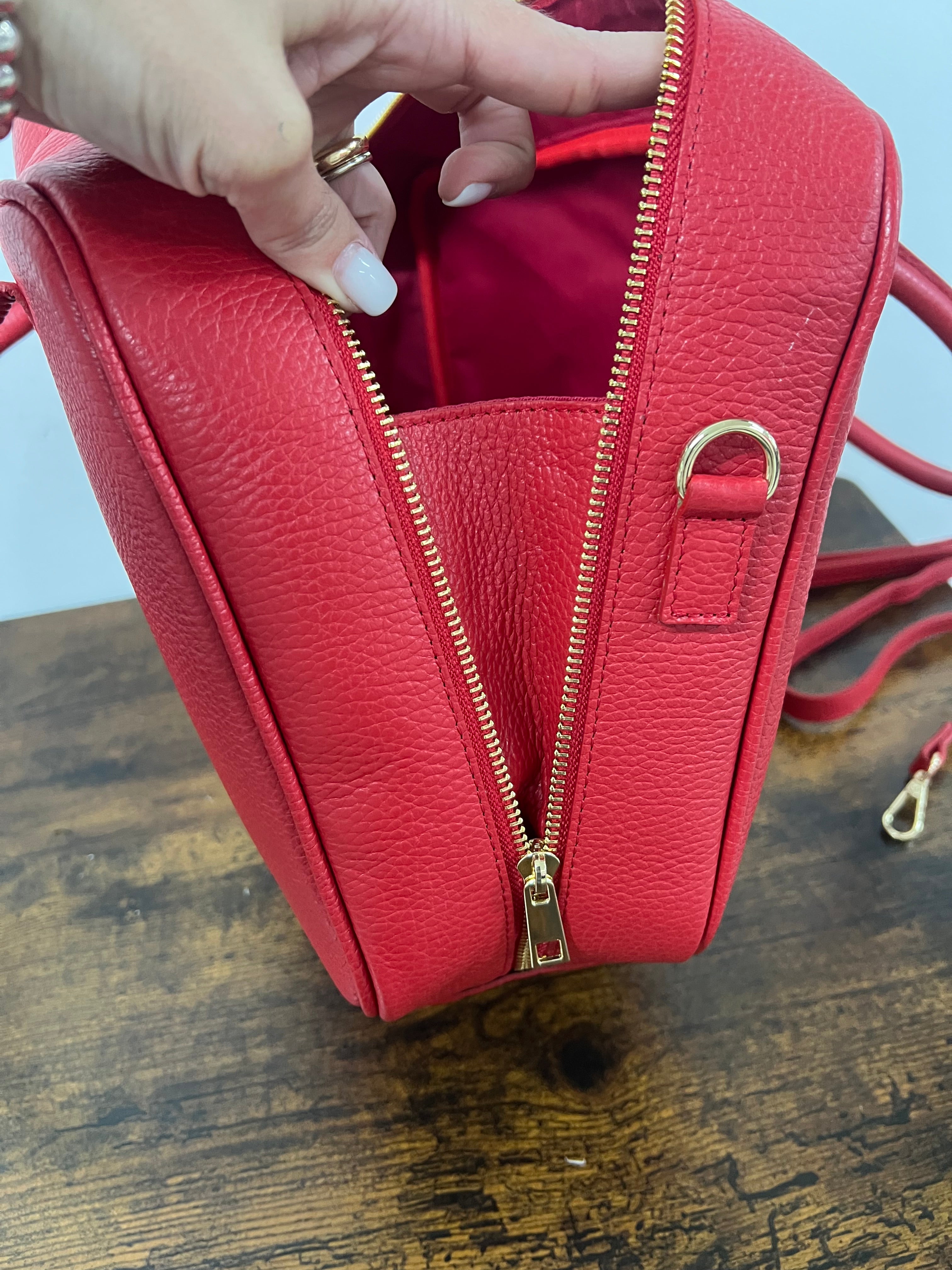Red star briefcase