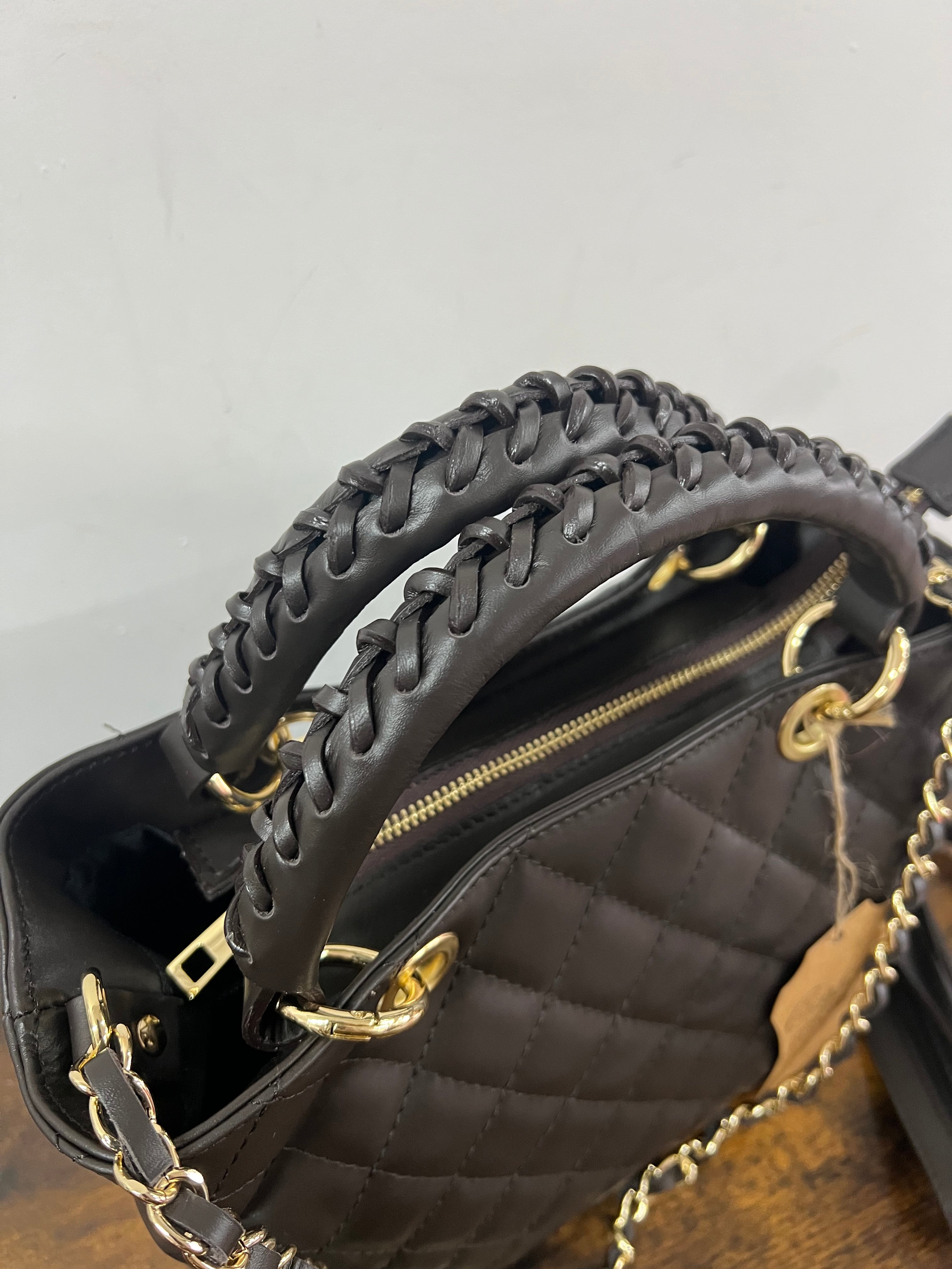 Lively dark brown midi