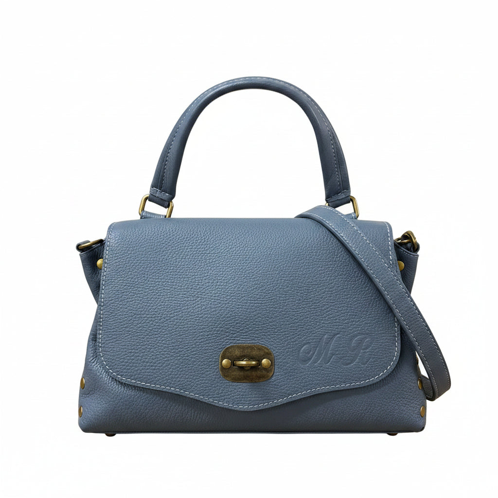 Country bag monocolore maxi viola