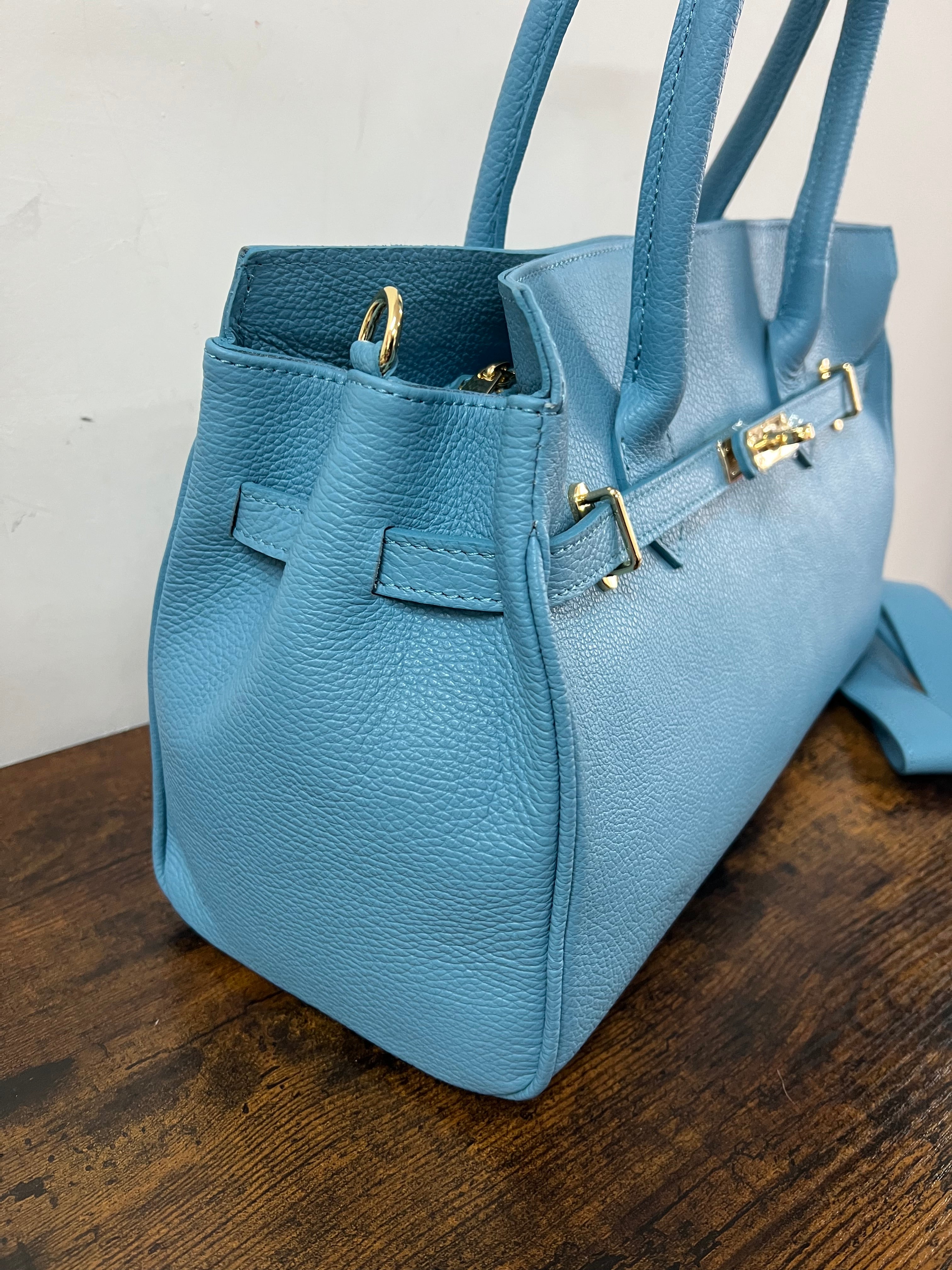 Shopper horse basic turchese