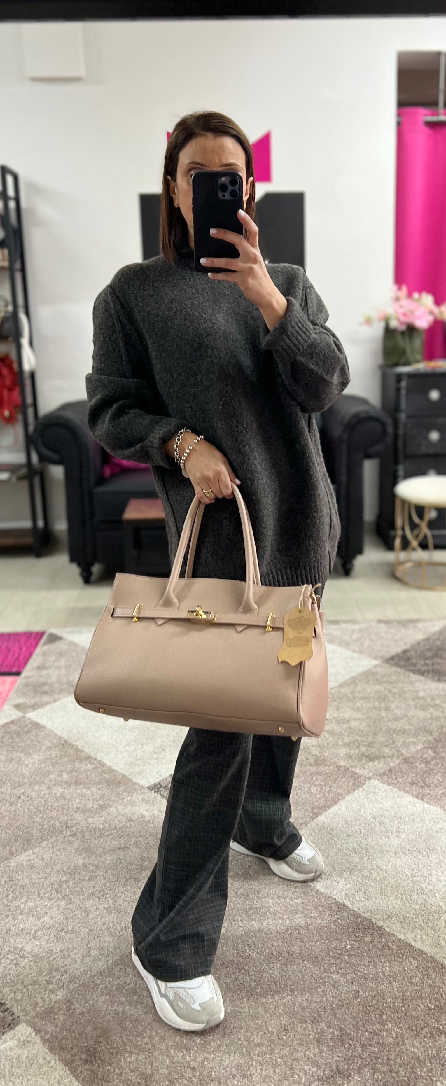 Shopper horse basic nude