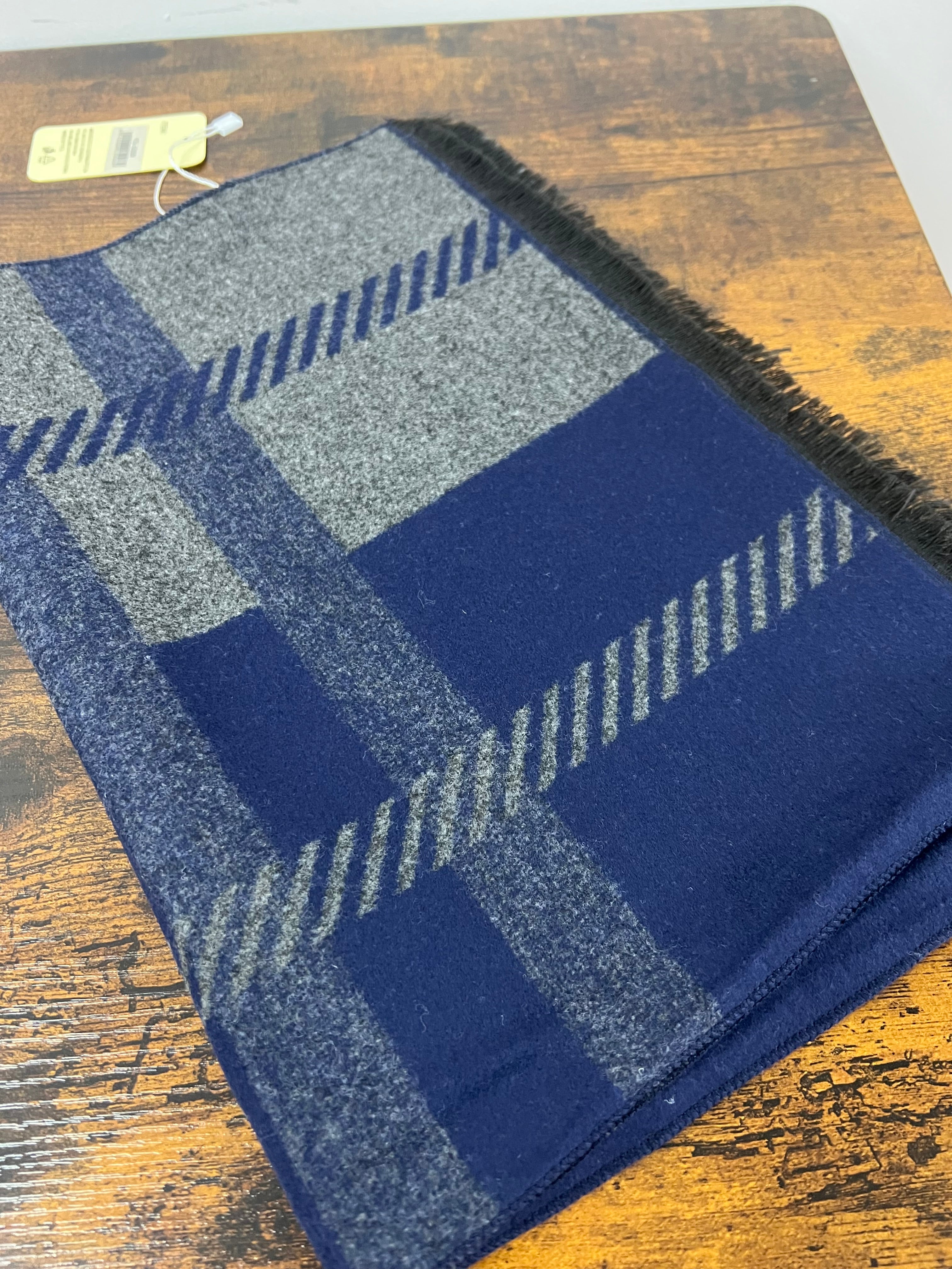 Sciarpa unisex blu