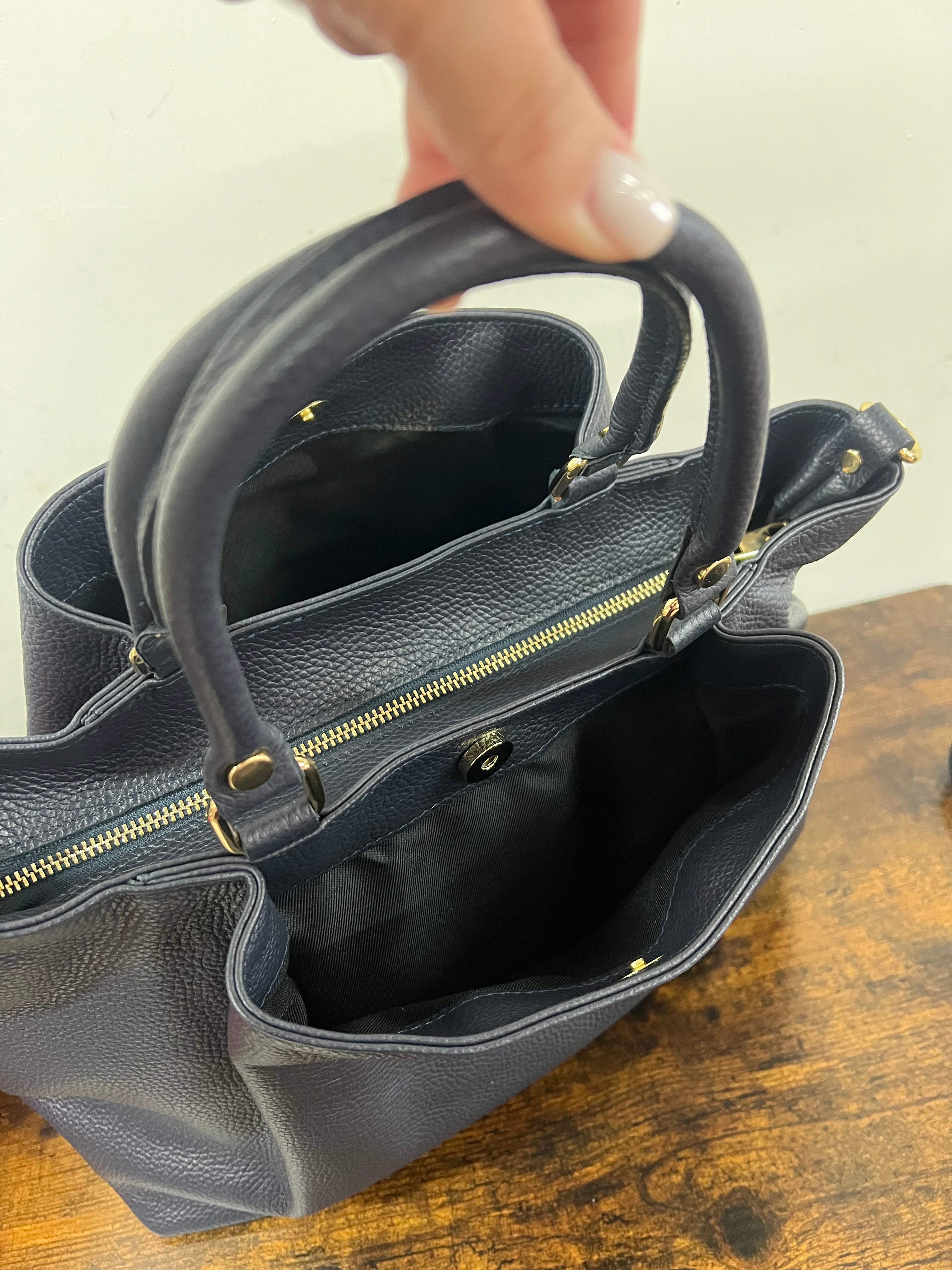 Tote Melanie blu navy