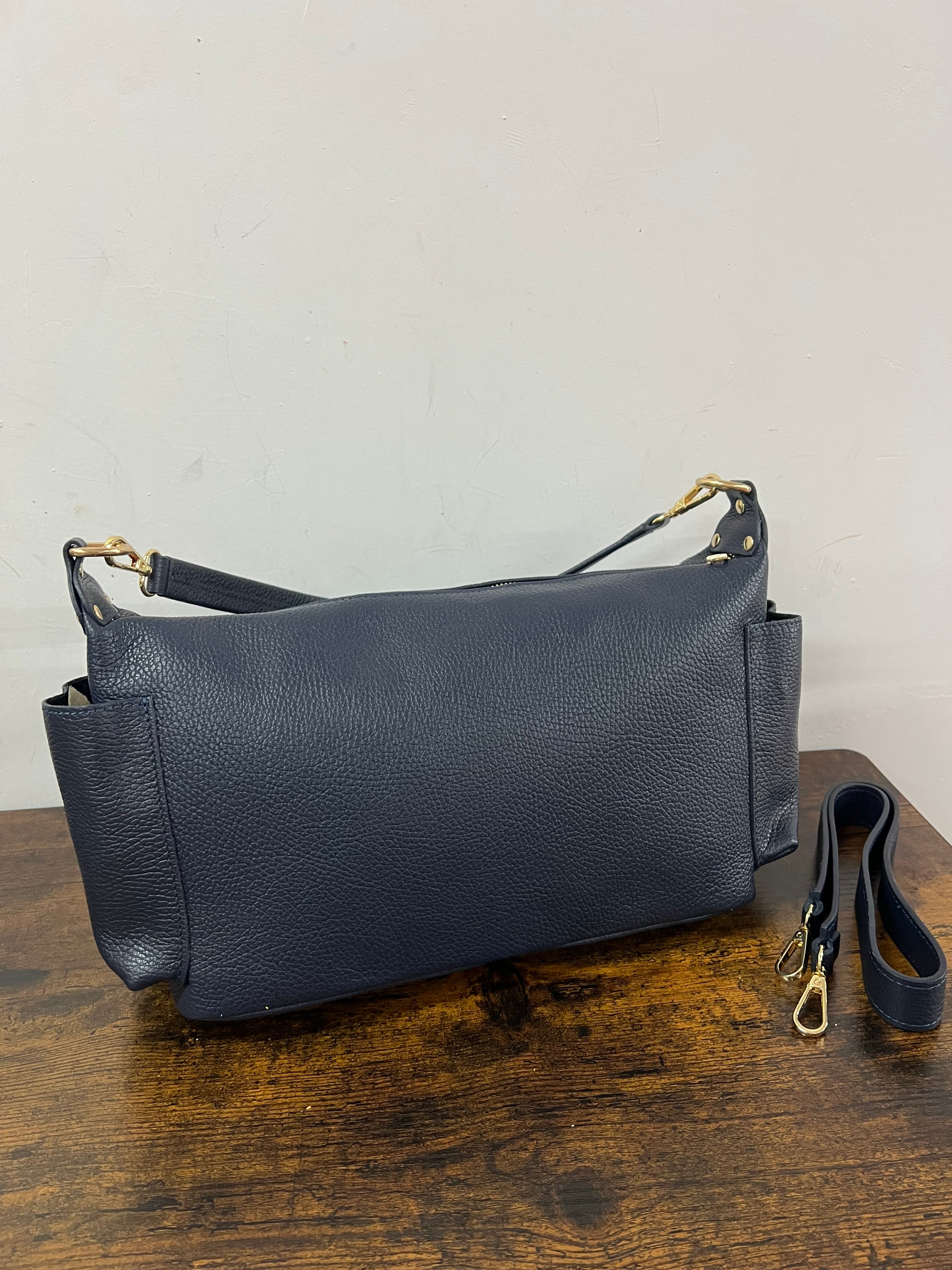 Mega baguette blu navy