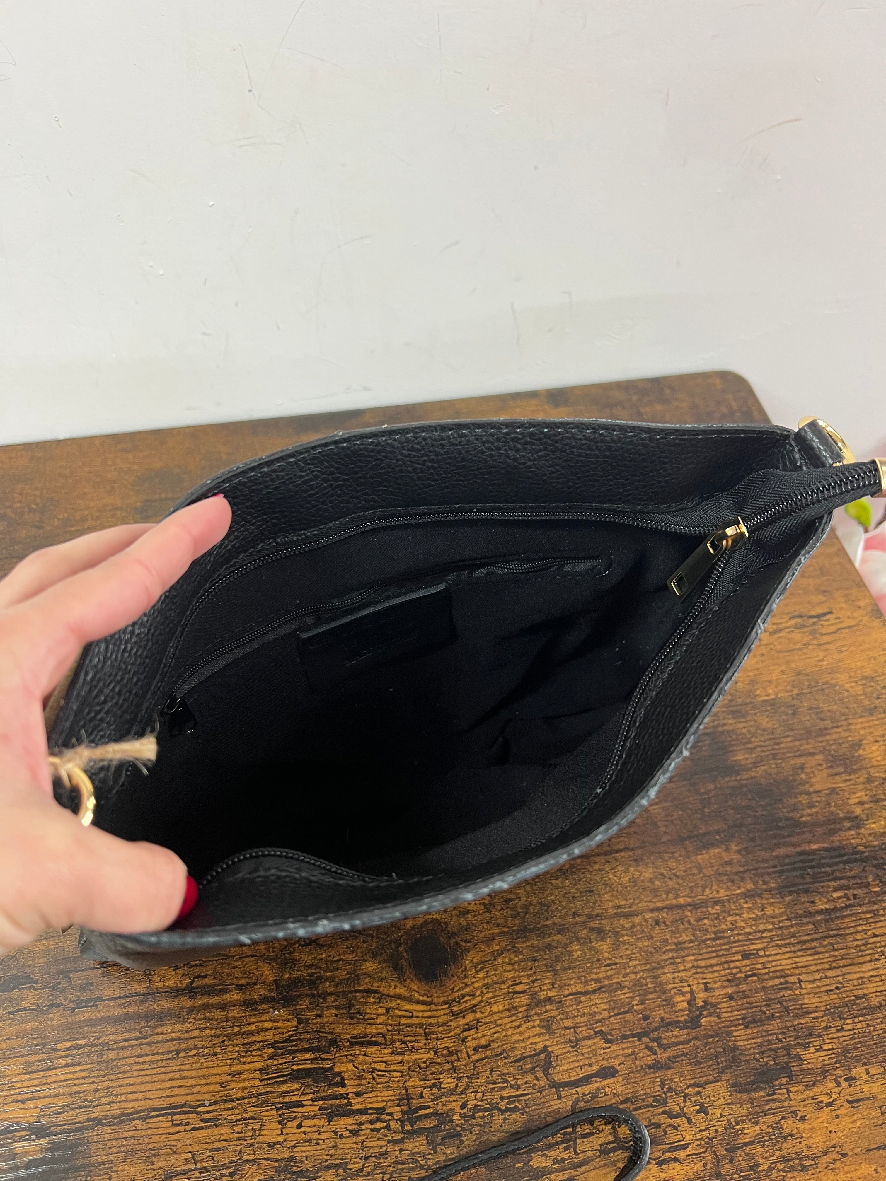 Pochette cavallino zeb marrone