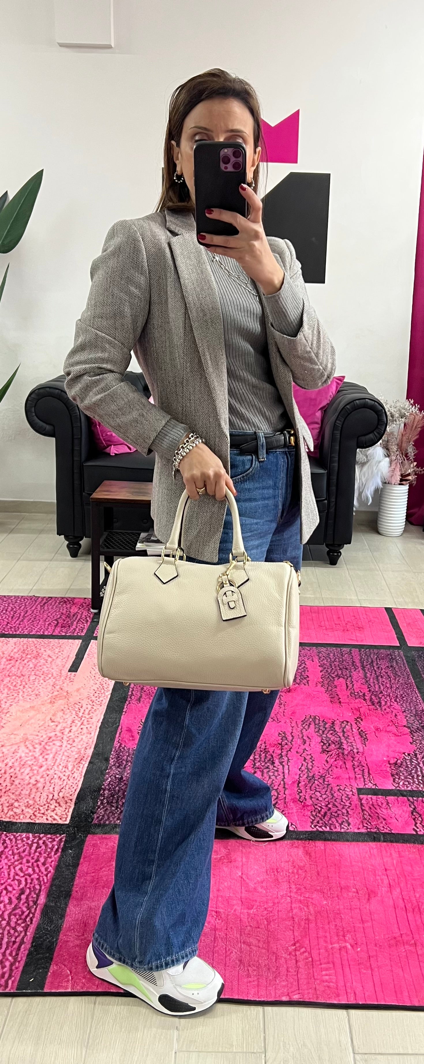 Bauletto maxi panna
