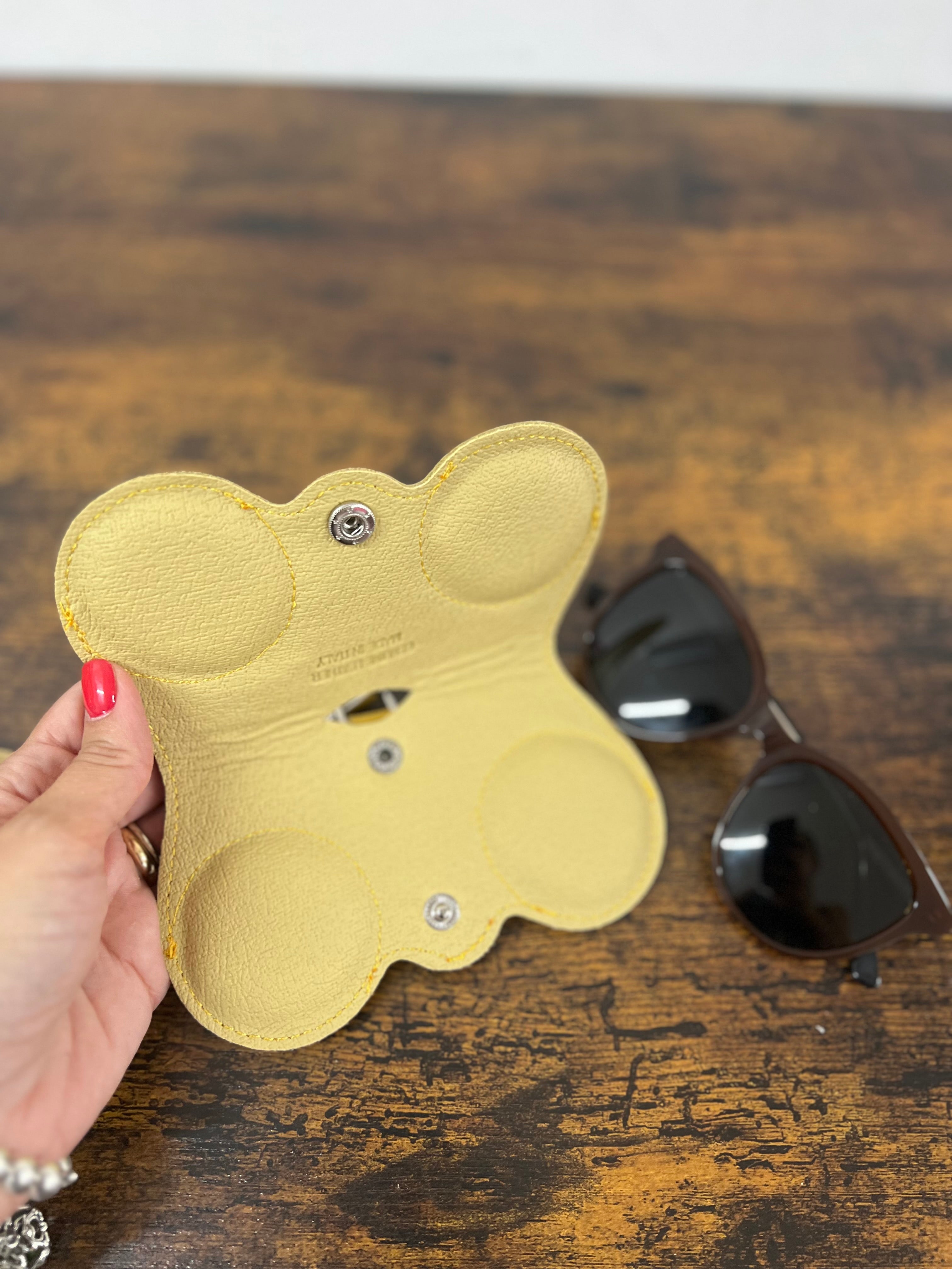 Glasses case Z new mustard