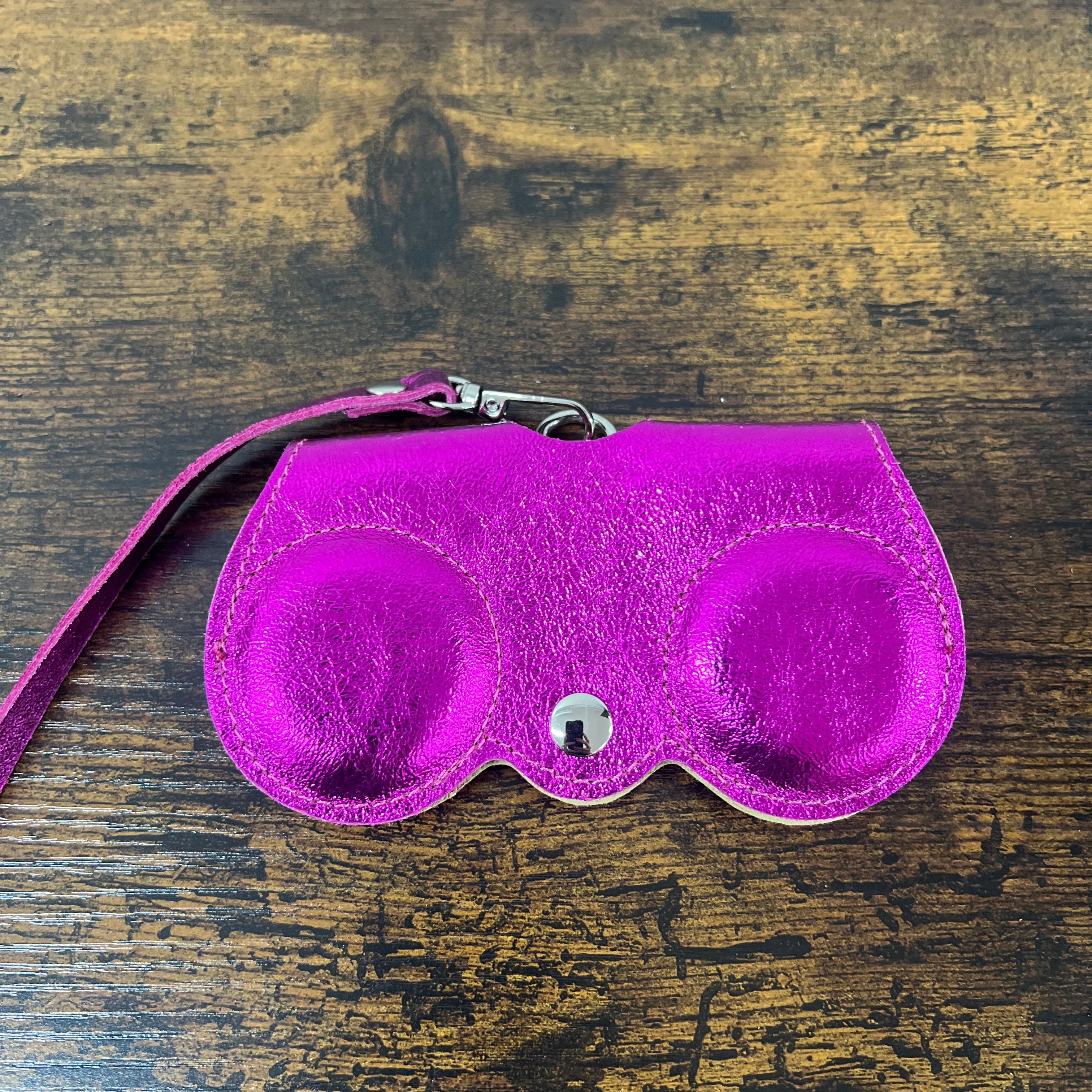 Glasses case z new fuchsia laminated
