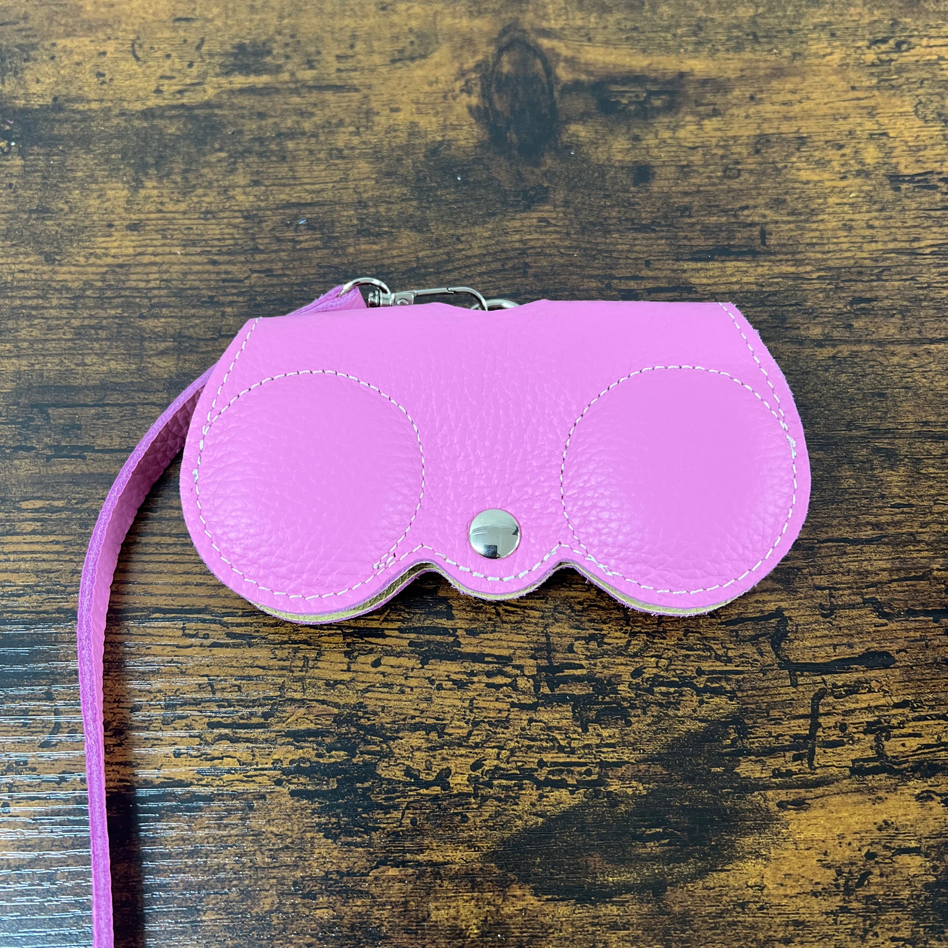 Eyeglasses case z new pink bubble
