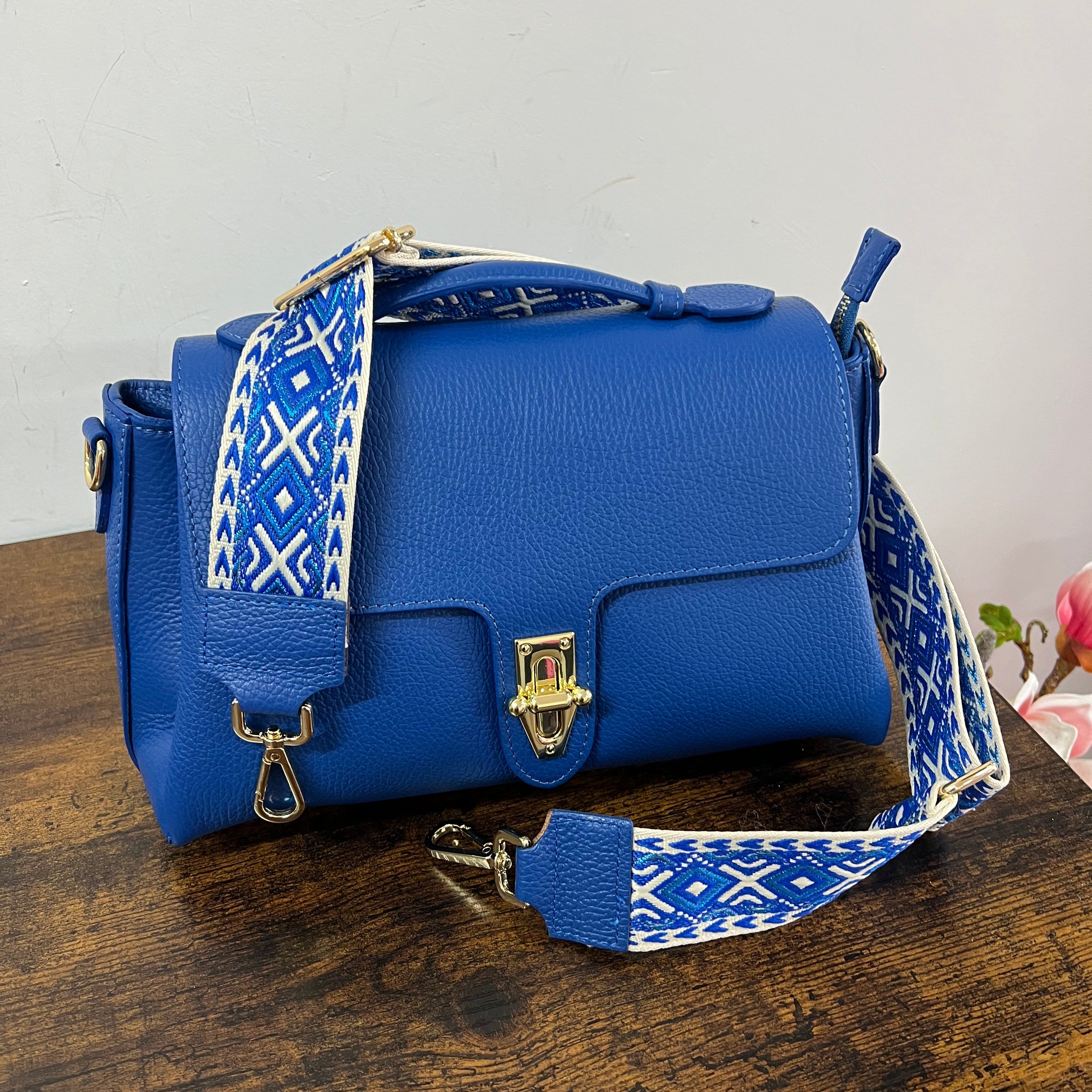 Tracolla sandy blu elettrico