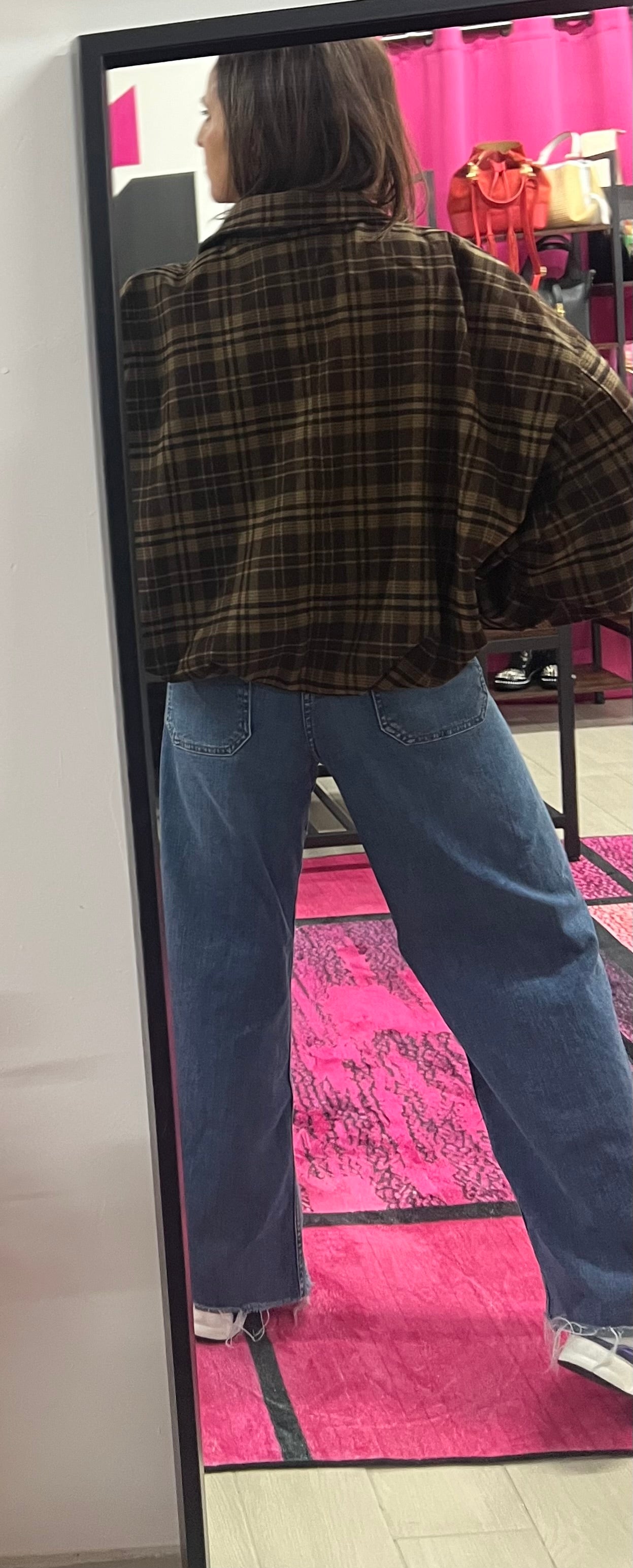 Bomber tartan testa di moro