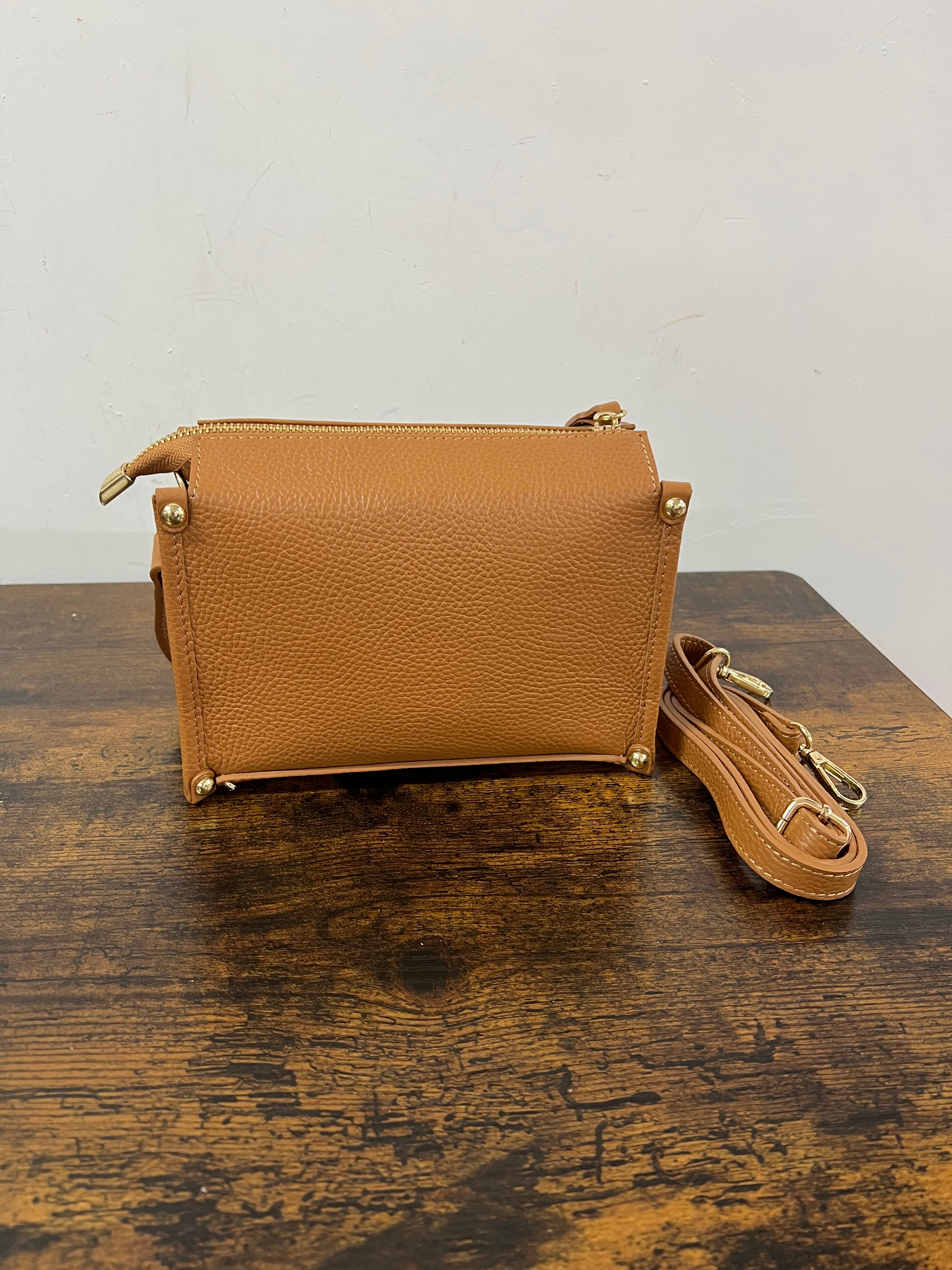 Twist mini cuoio chiaro