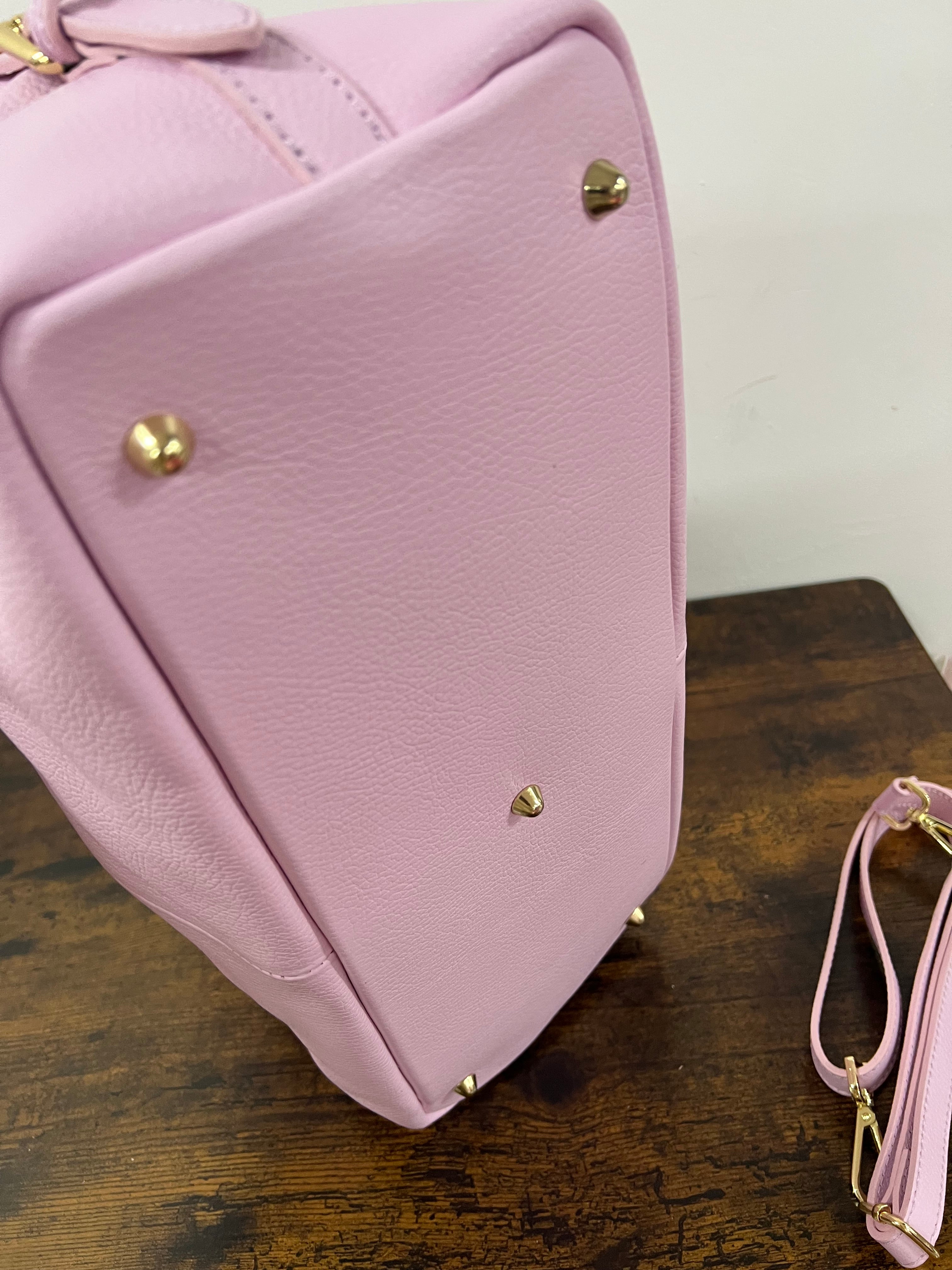 Pale pink Cassandra tote bag