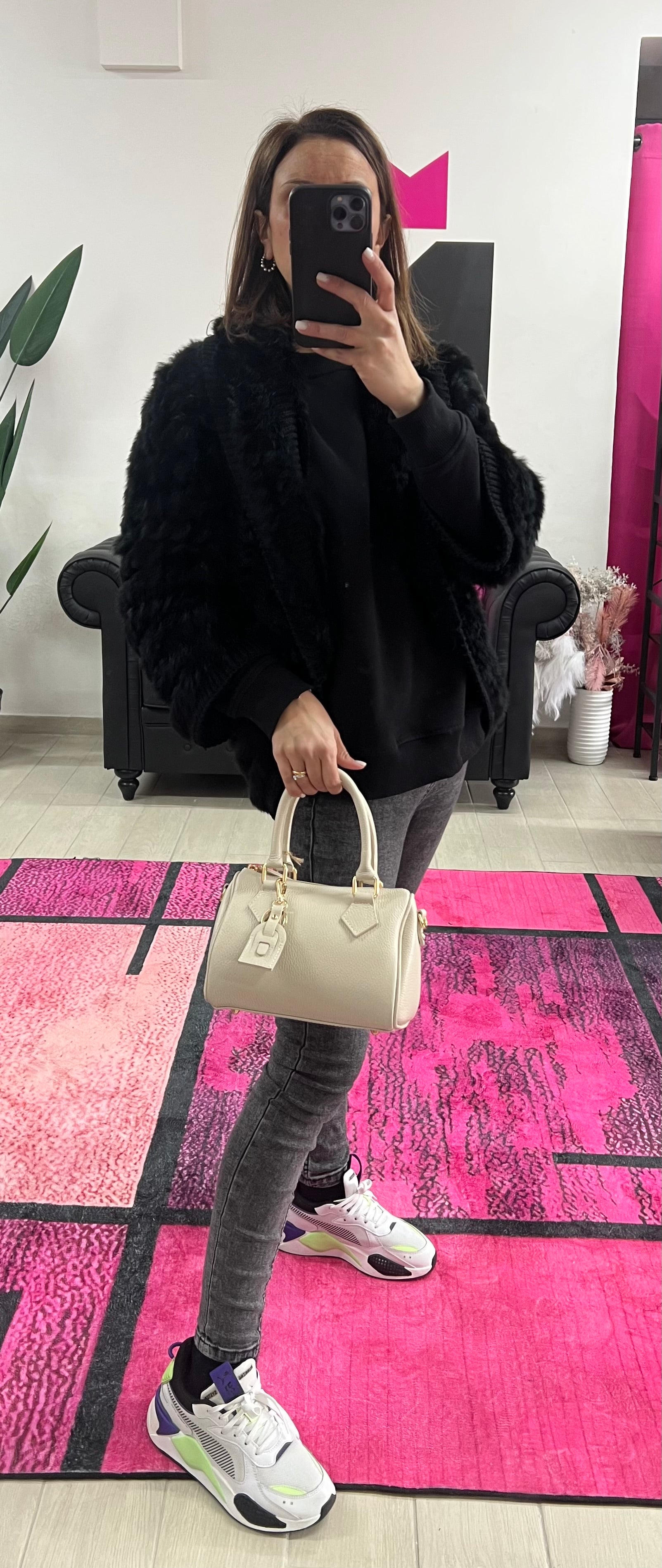 Bauletto mini panna