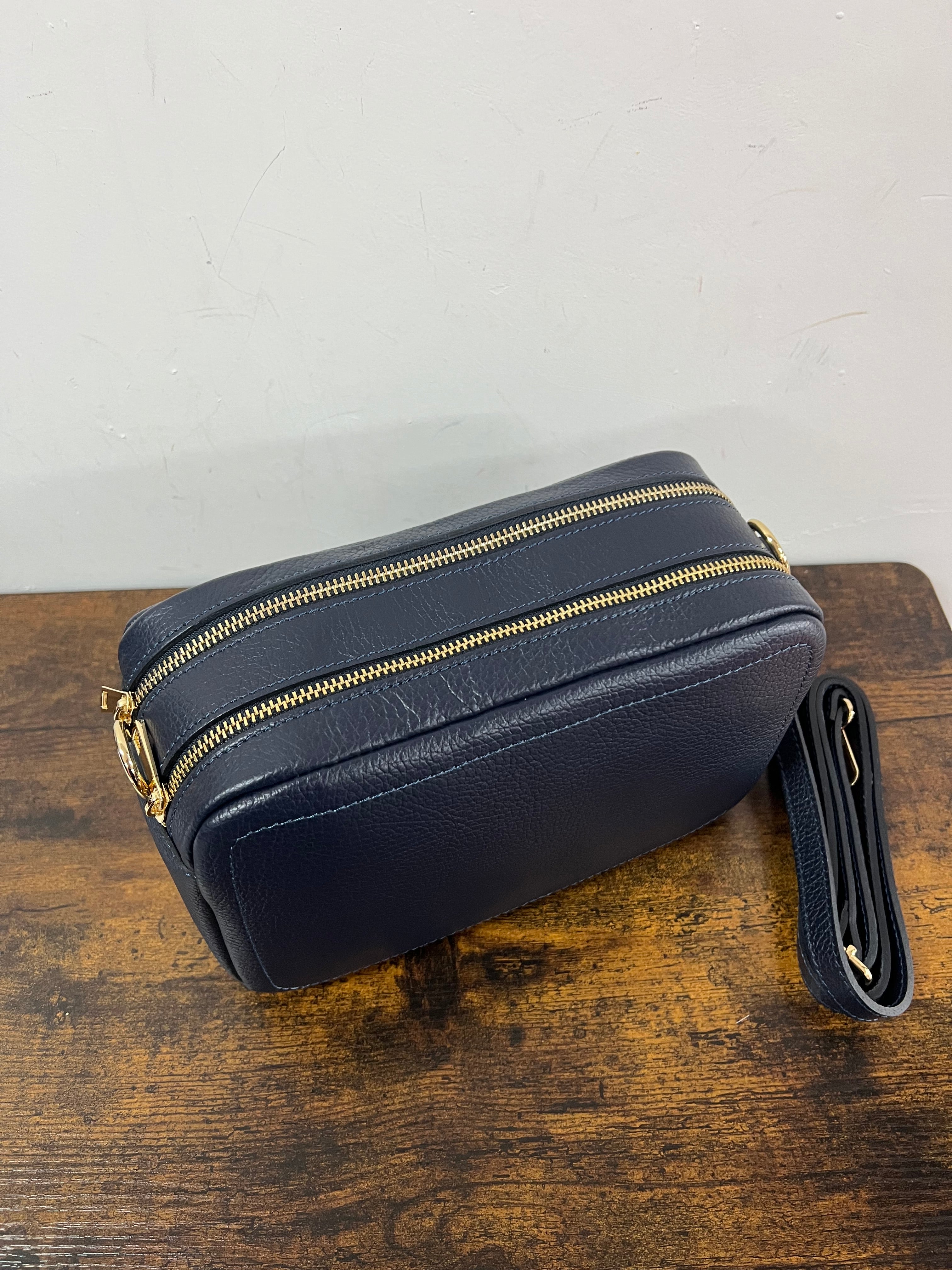 Camerabag maxi blu navy