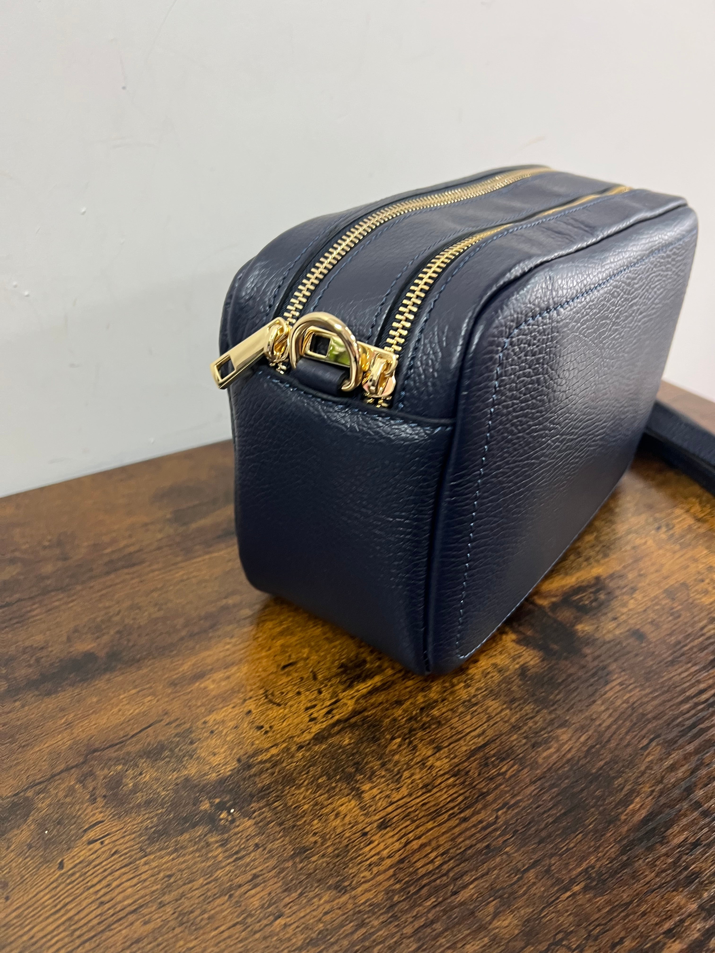 Camerabag maxi blu navy