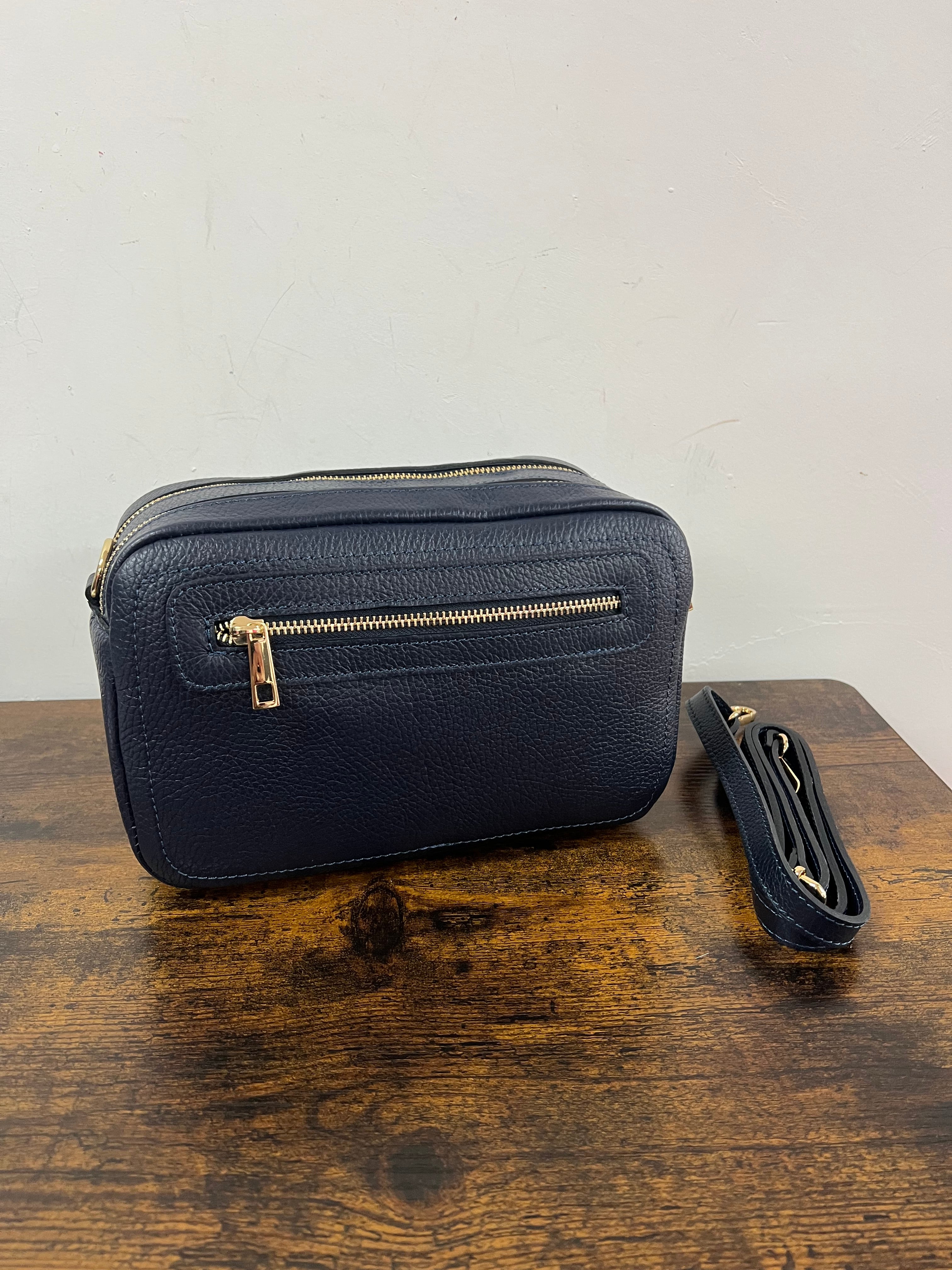 Camerabag maxi blu navy