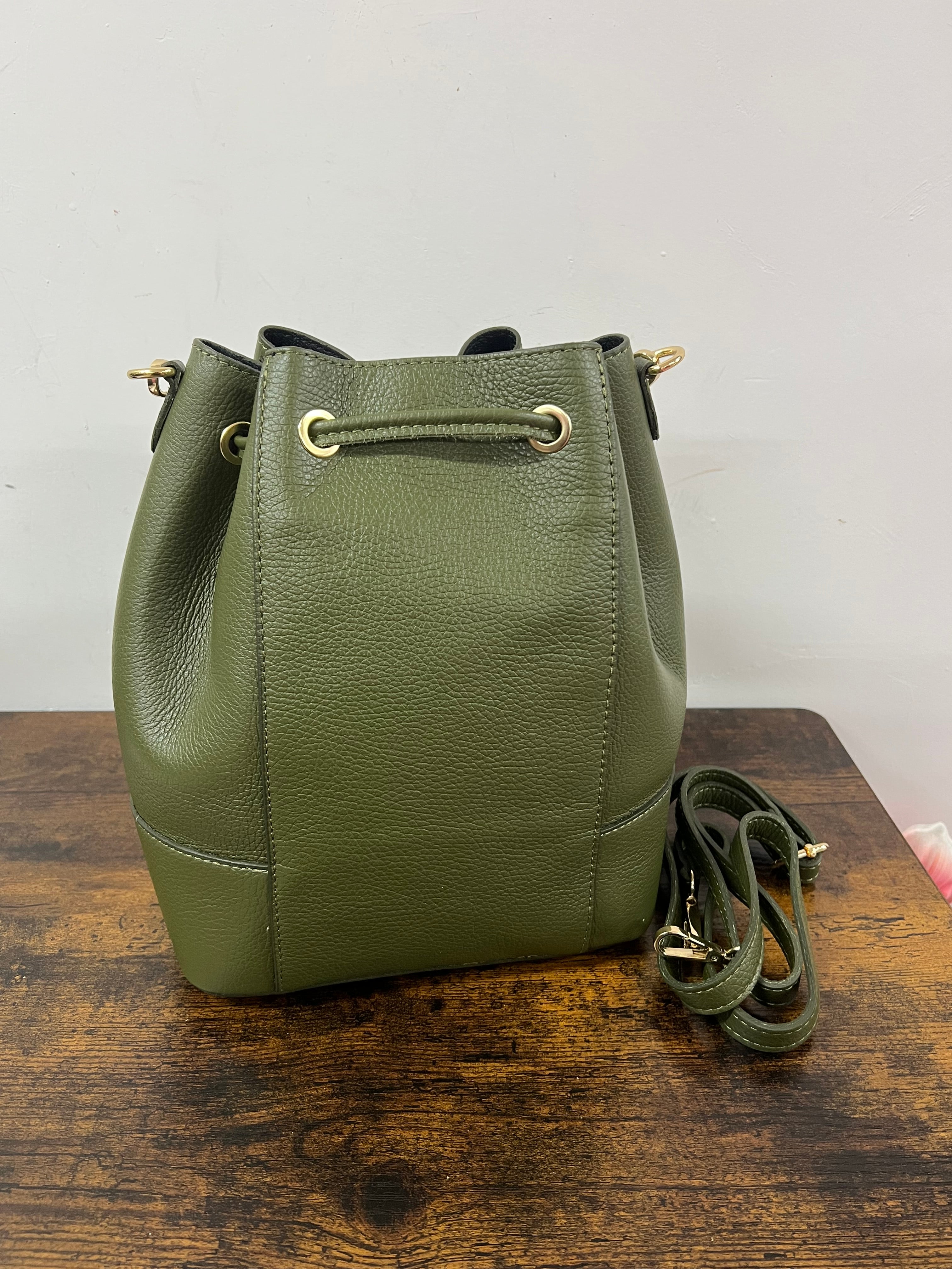 Sacchetto frange maxi verde militare