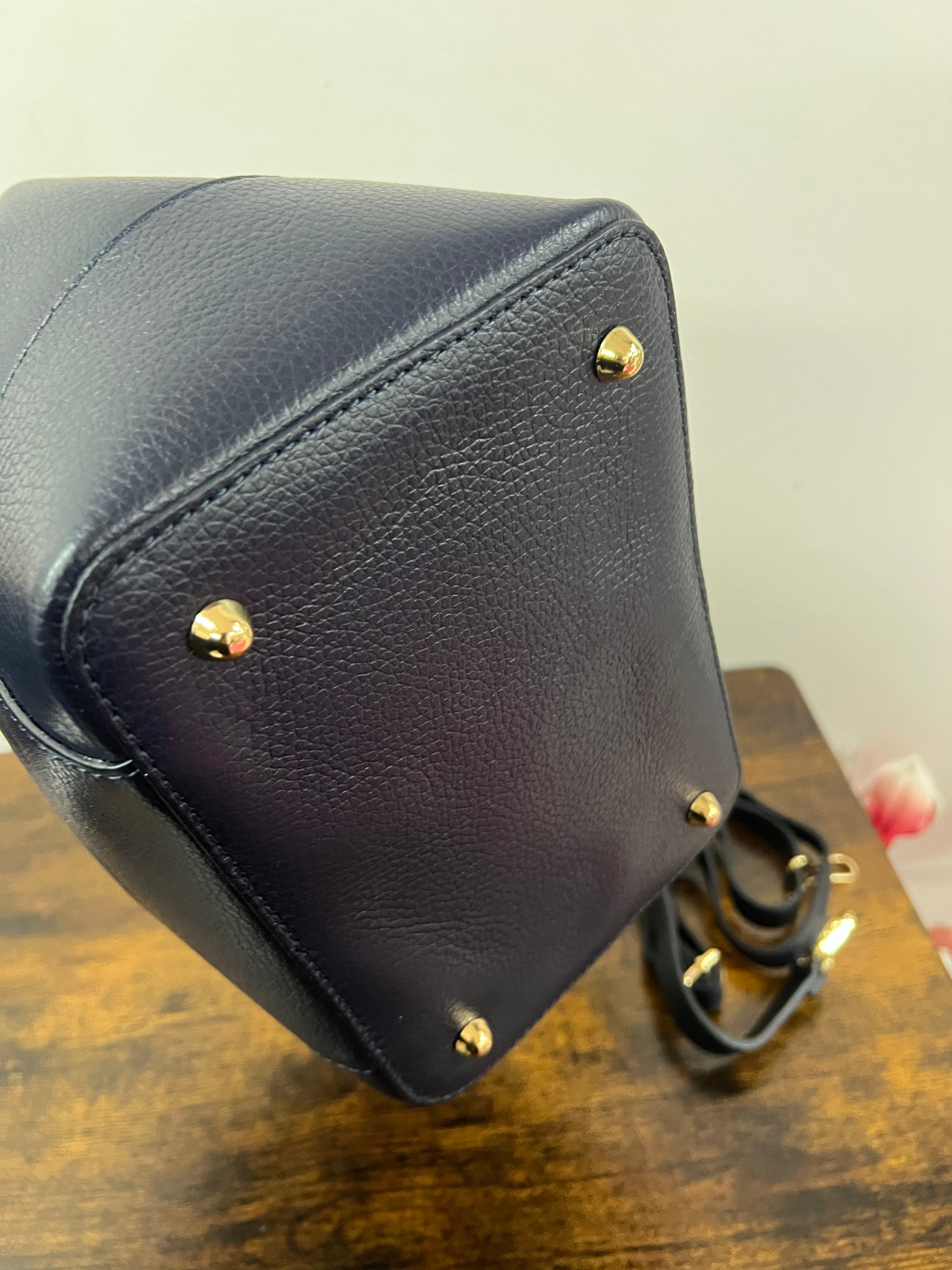 Sacchetto frange maxi blu navy