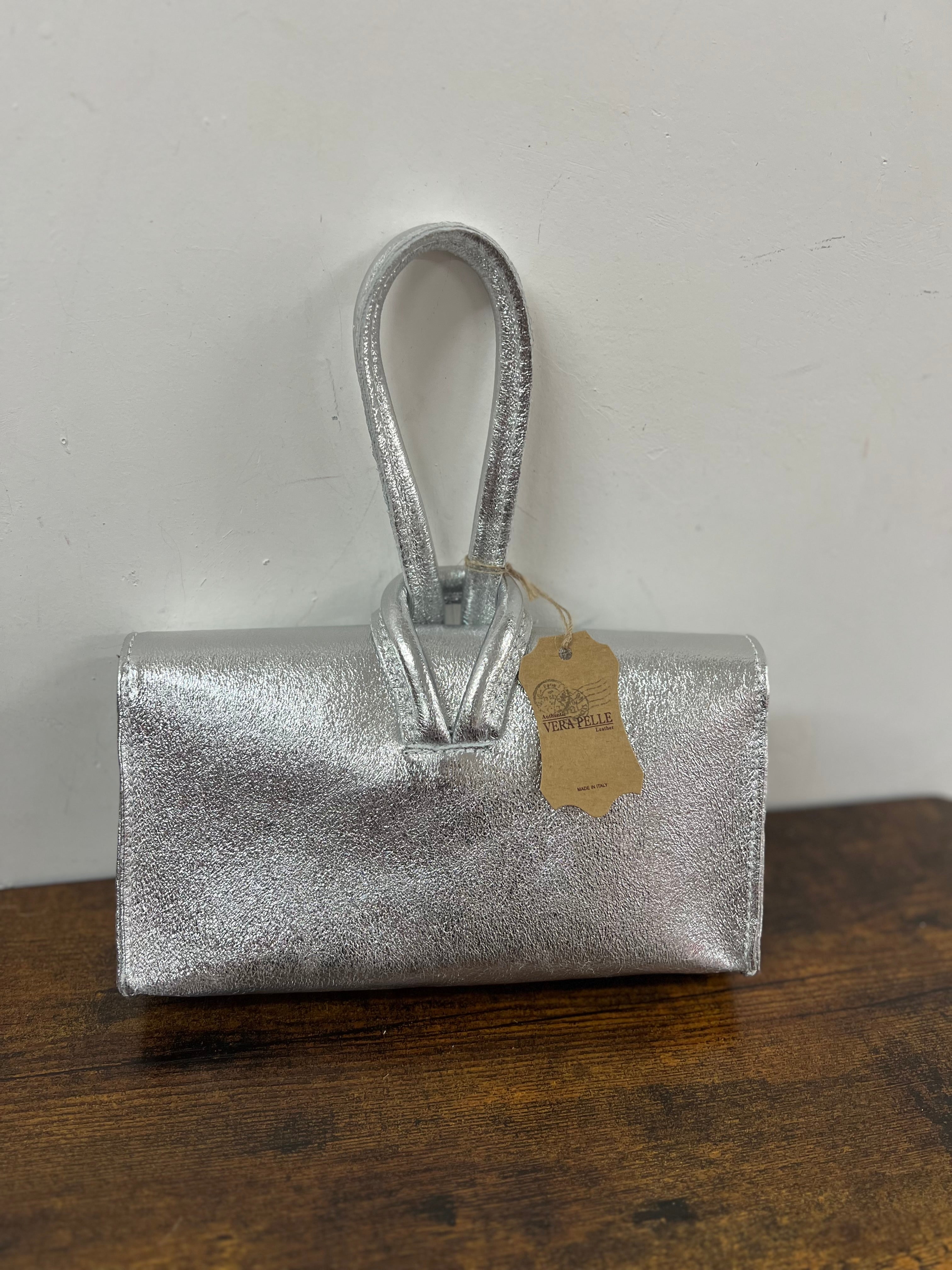 Pochette nodo argento