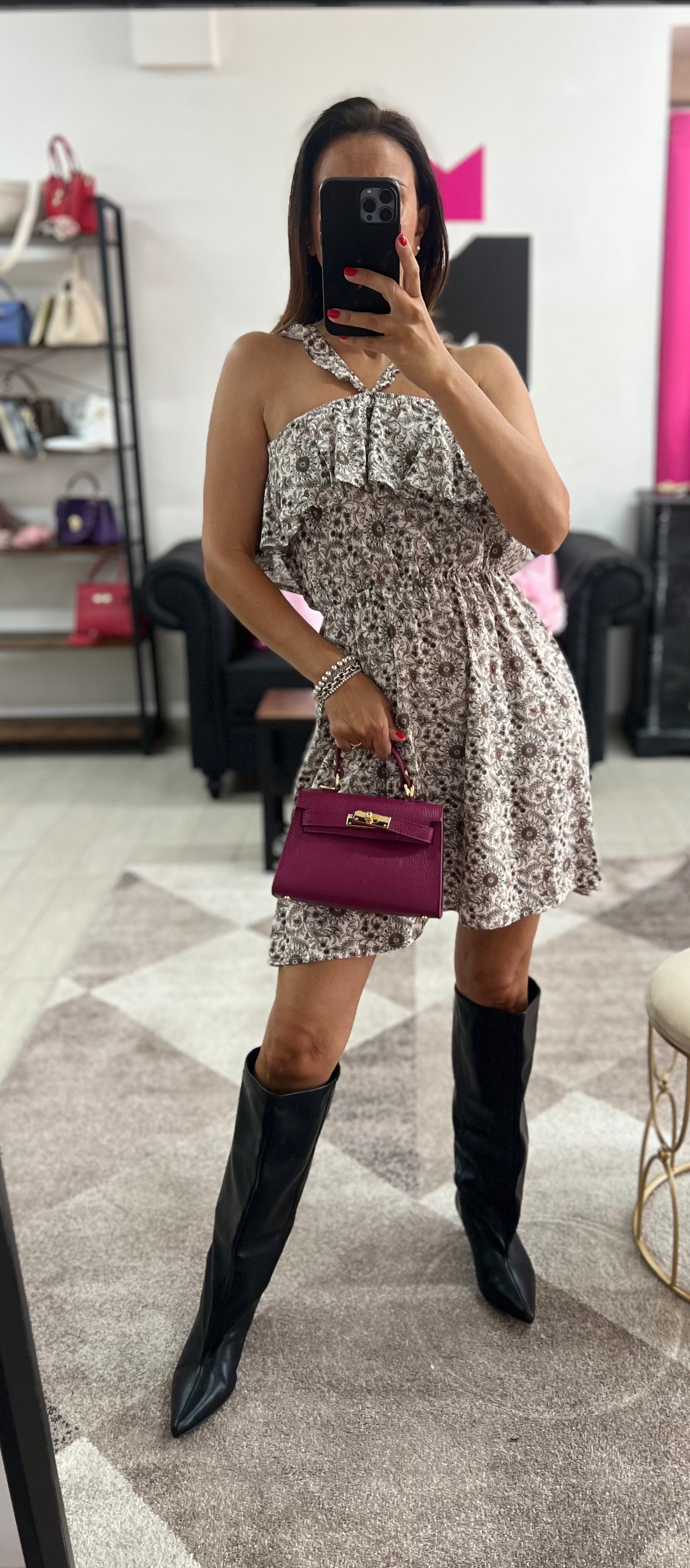 Kylie pocket amaranto
