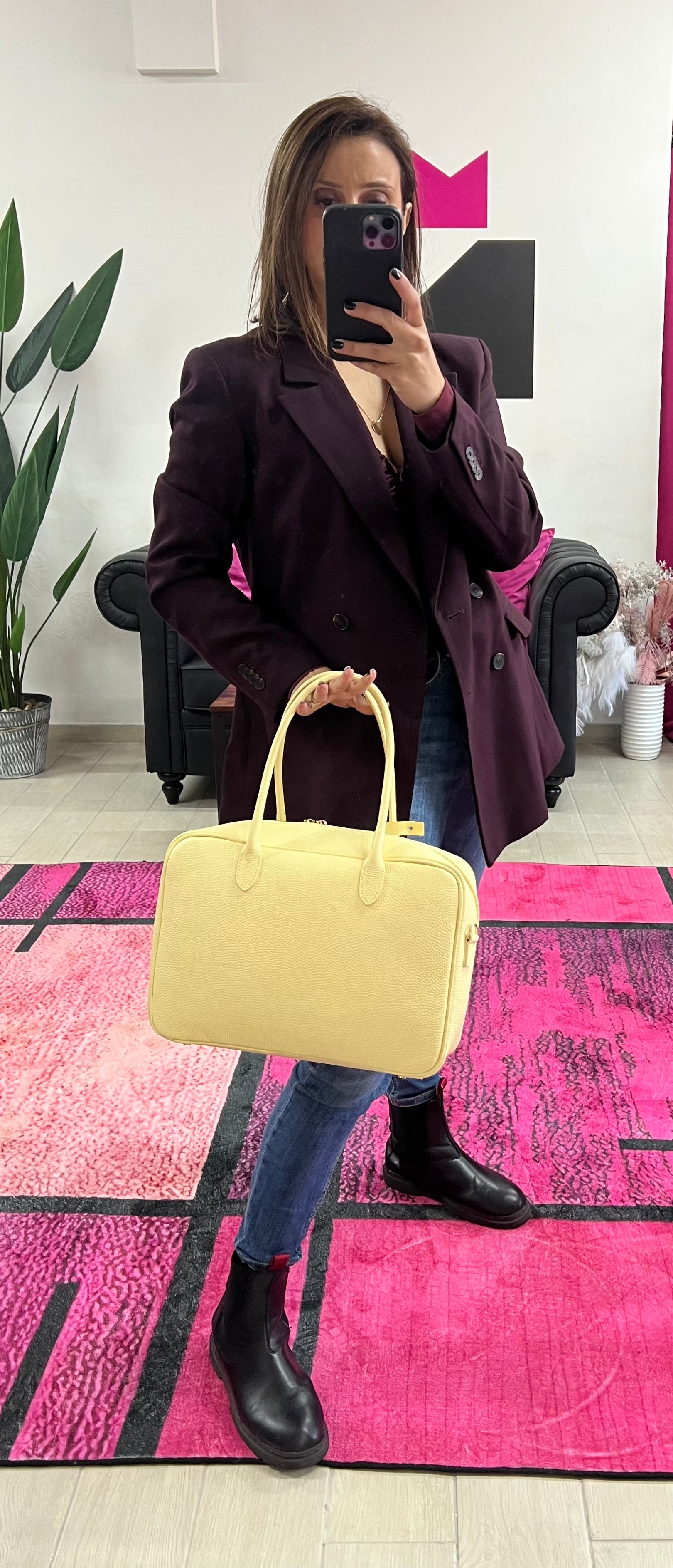Star yellow briefcase