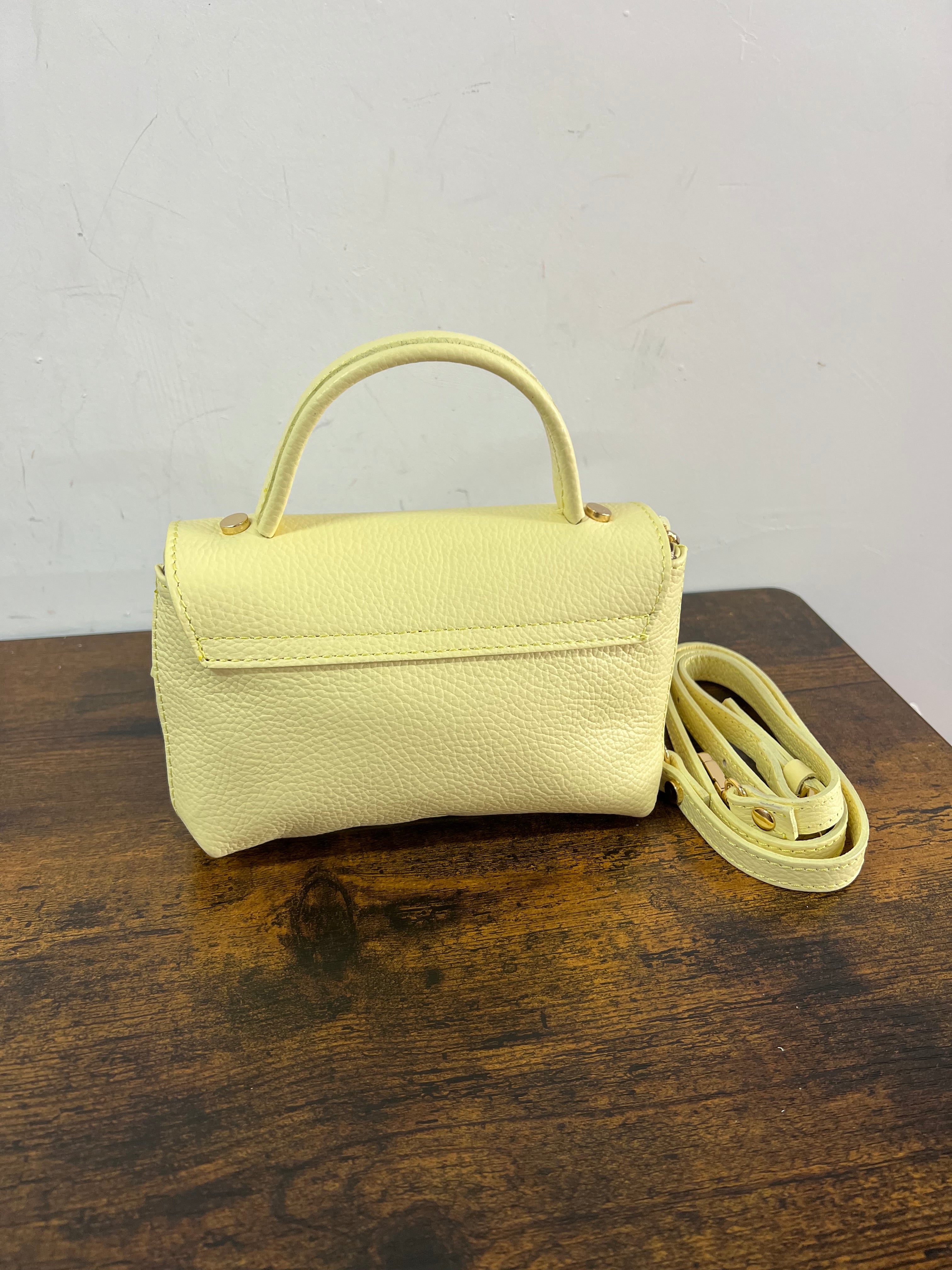 Country bag monocolore z pocket yellow