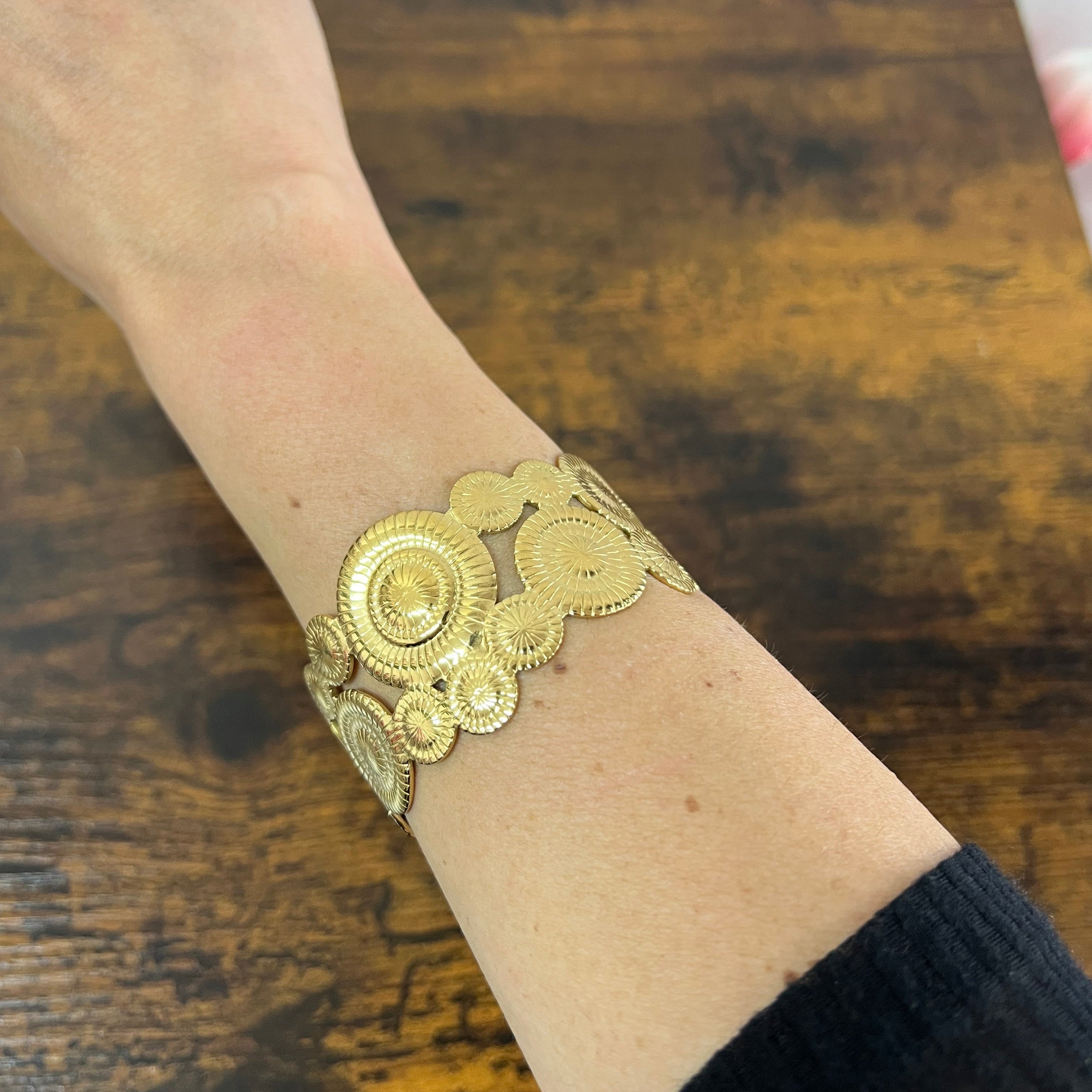 Bracciale rigido Ofelia dorato