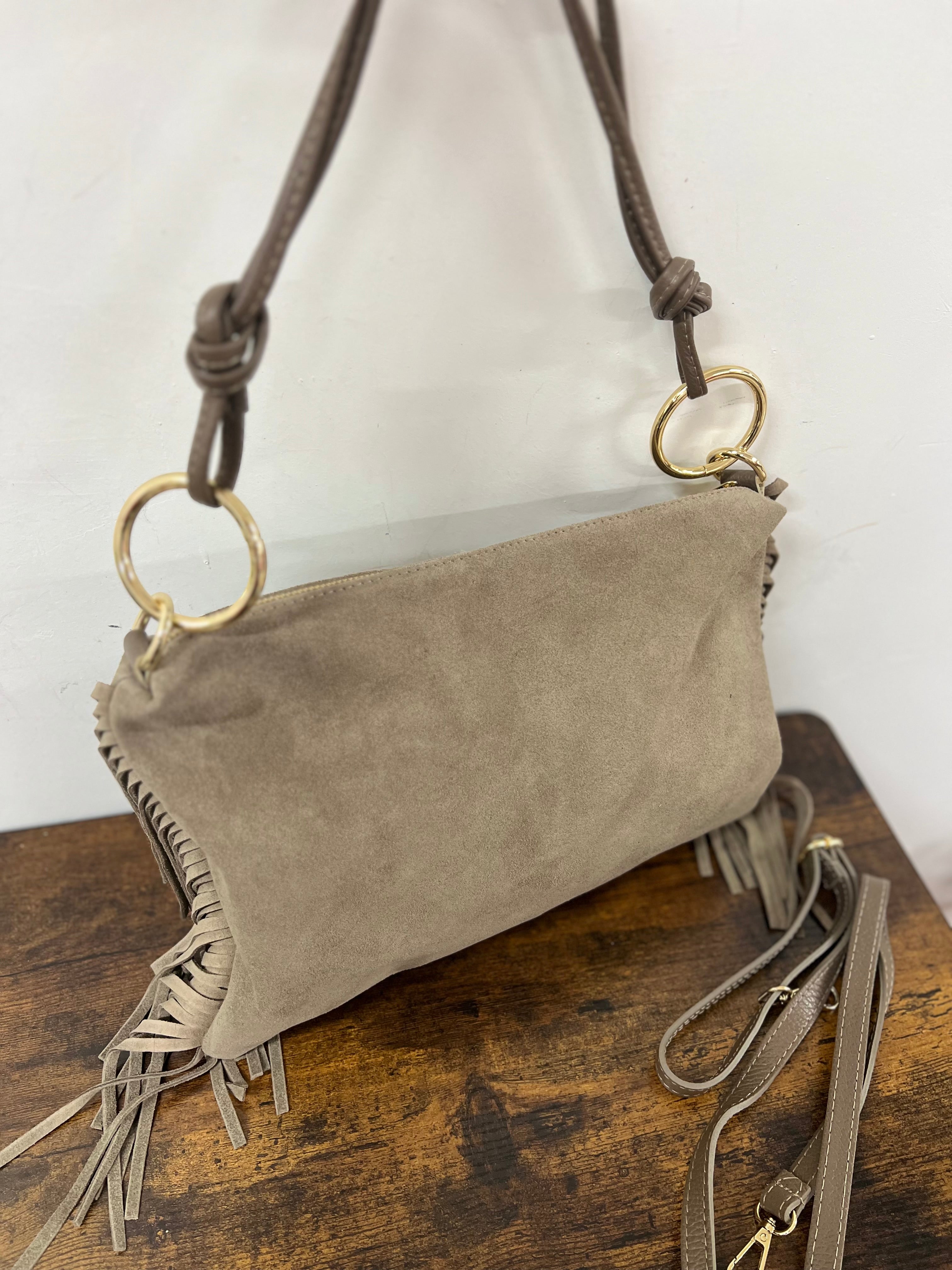 Ariel pelle suede fango