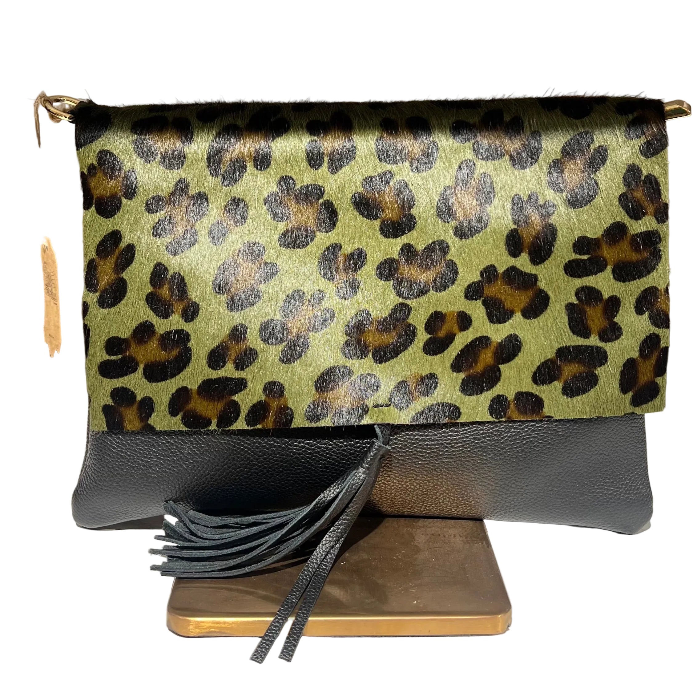 Pochette cavallino mac largo verde