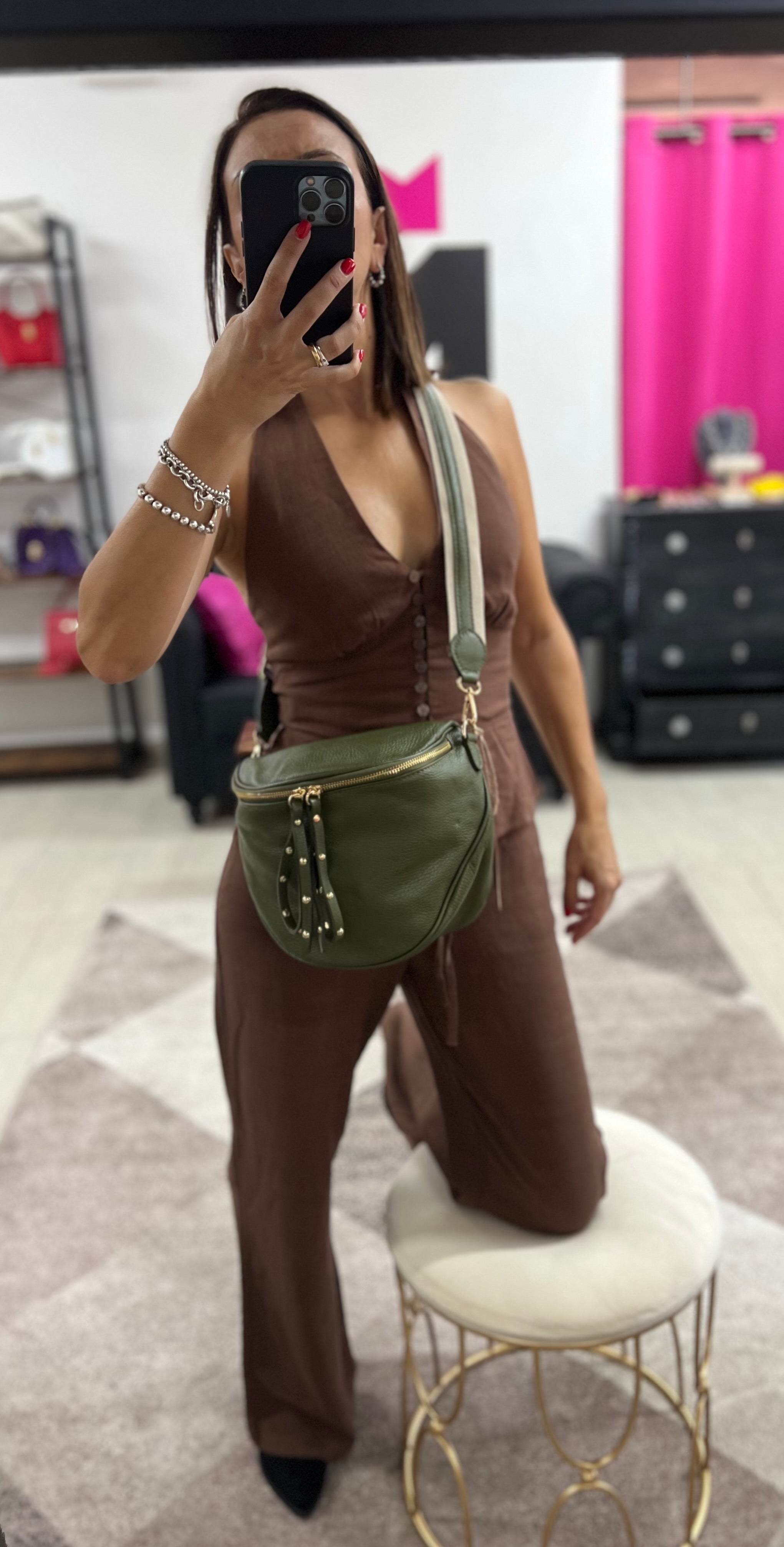 Marsupione verde militare