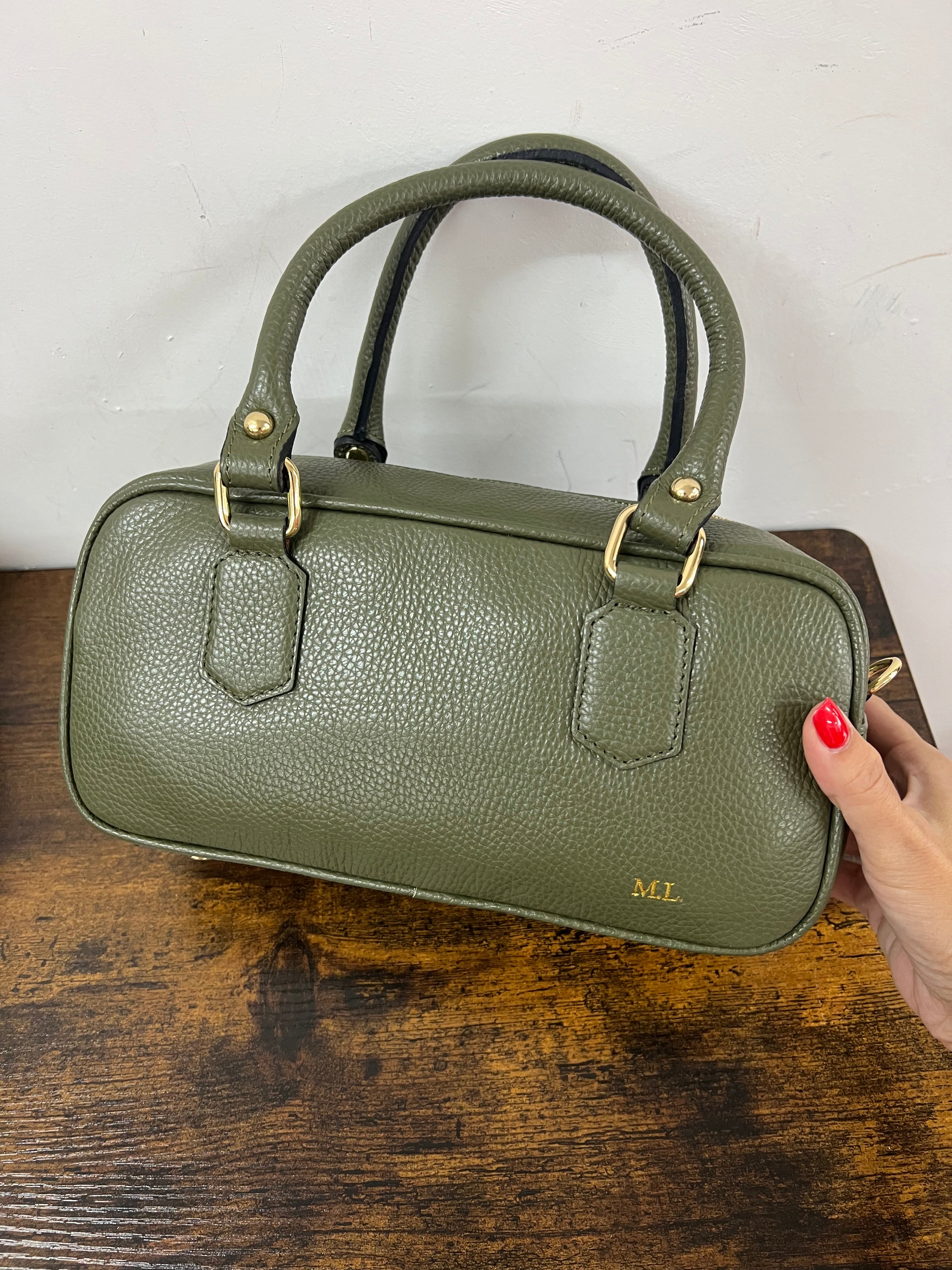 Bauletto rettangolare verde militare