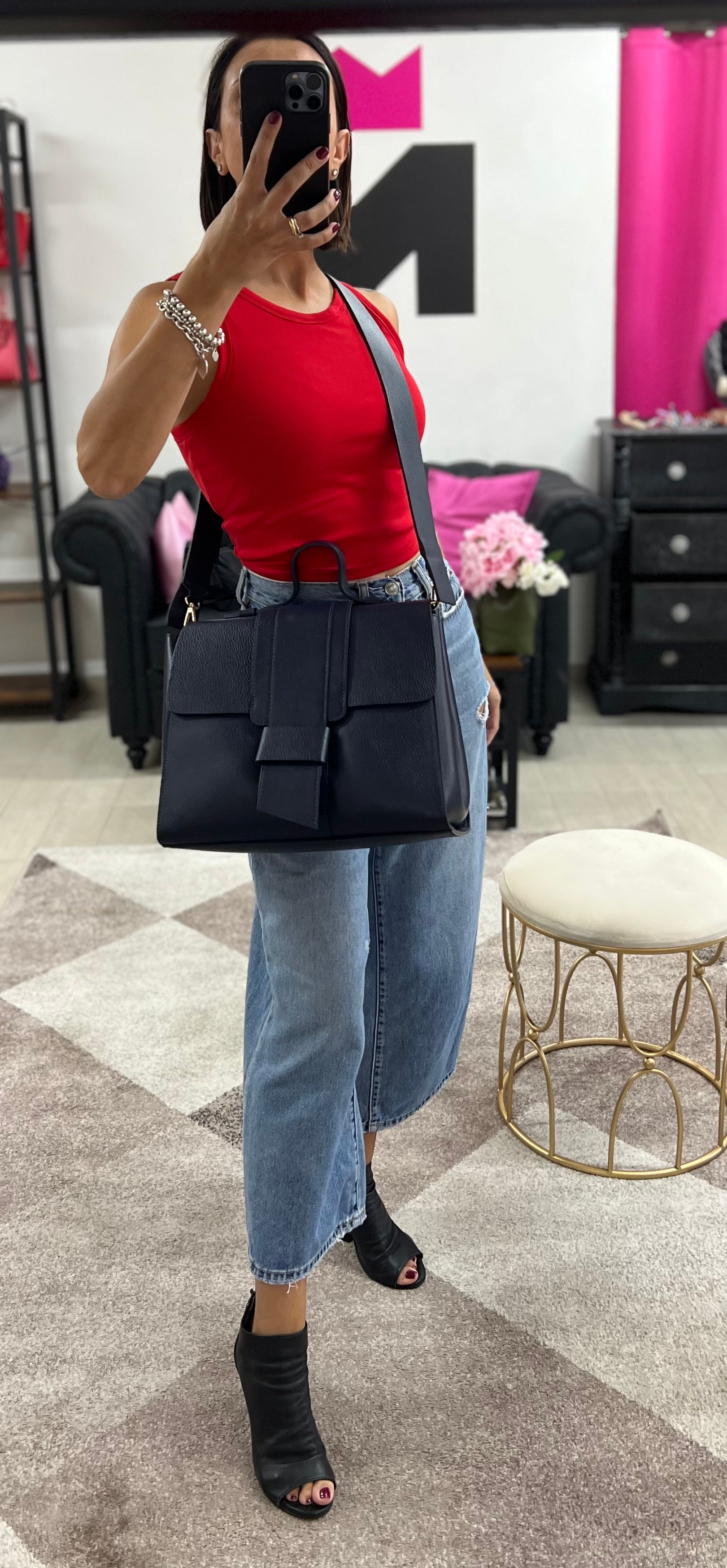 Emily maxi blu navy
