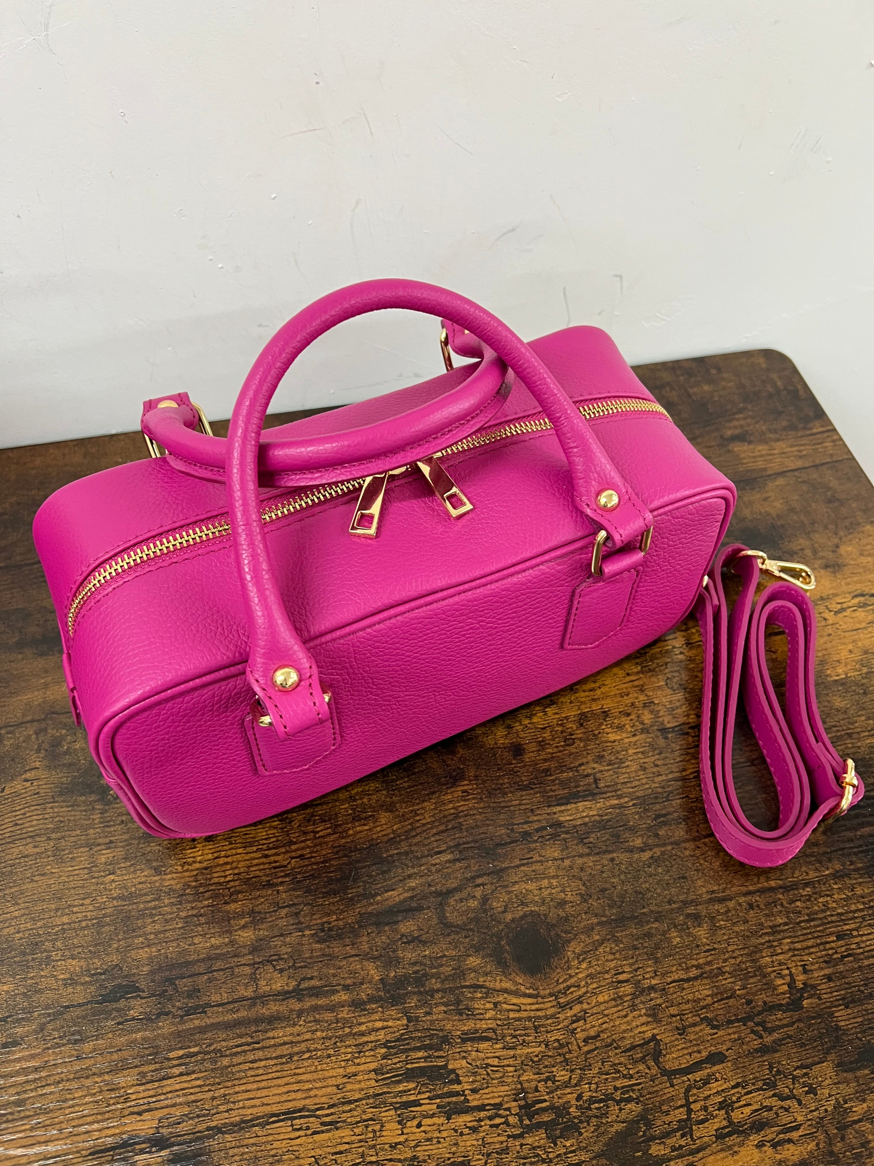 Bauletto rettangolare fucsia