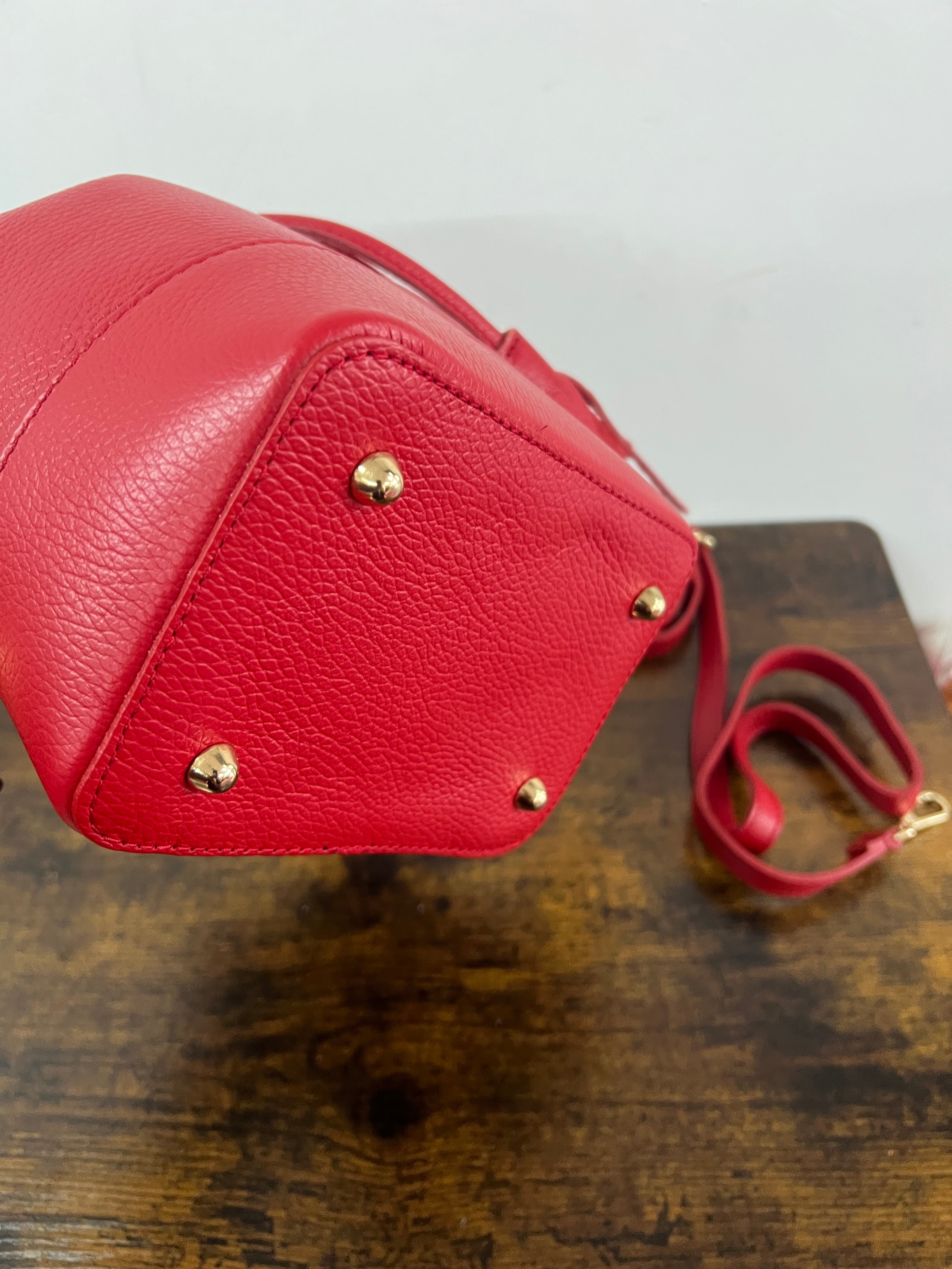 Sacchetto frange mini rosso